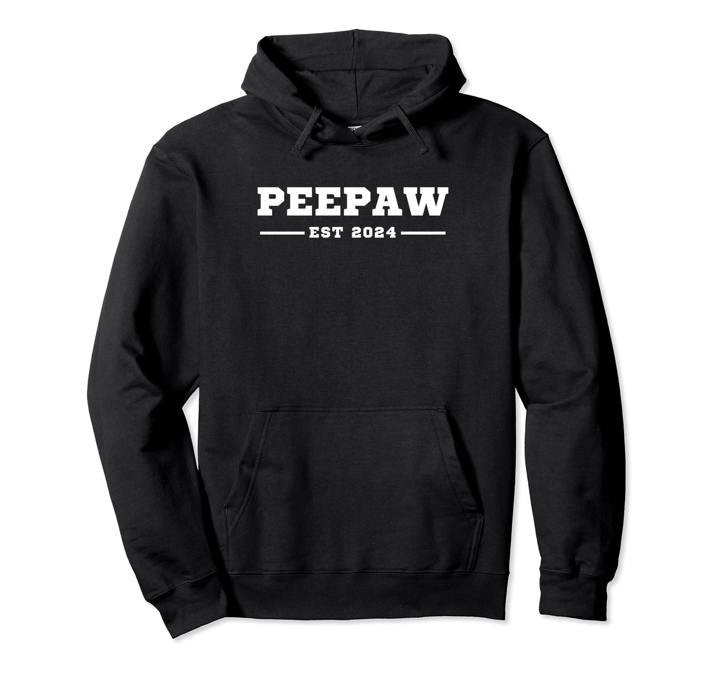 Funny Grandpa Soon To Be Peepaw Est 2024 Hoodie - Aesthetic Graphic Unisex - T-Shirt, Sweatshirt, Hoodie