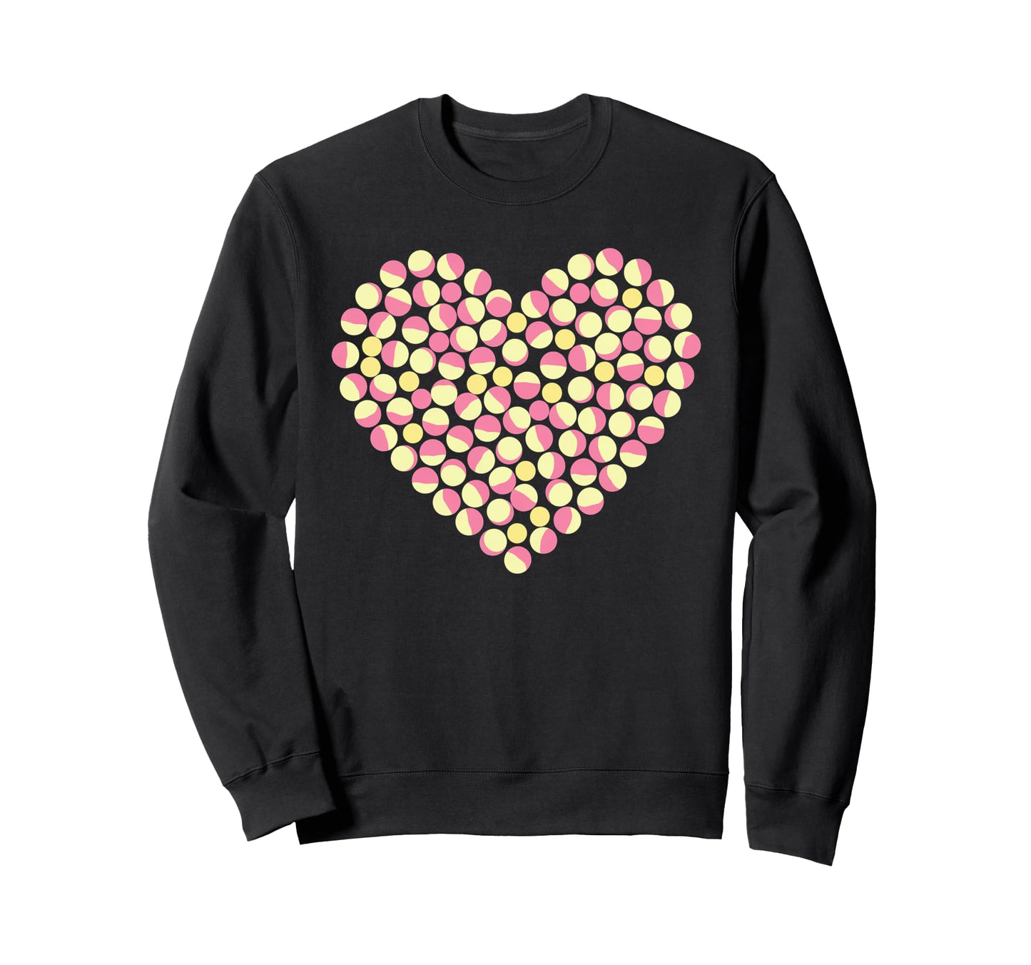 Colorful Heart Novelty Mens Womens Sweatshirt - Aesthetic Graphic Unisex - T-Shirt, Sweatshirt, Hoodie