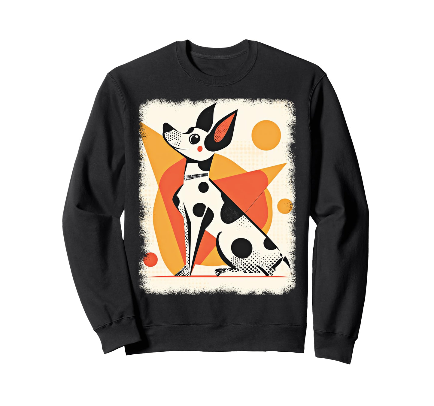 Mid Century Modern Dogs 50S 60S Sweatshirt - Novelty Apparel for Adults - T-Shirt, Sweatshirt, Hoodie