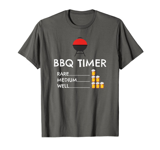 Bbq Timer Barbecue Funny Grill Grilling T-Shirt - Streetwear Style Unisex - T-Shirt, Sweatshirt, Hoodie