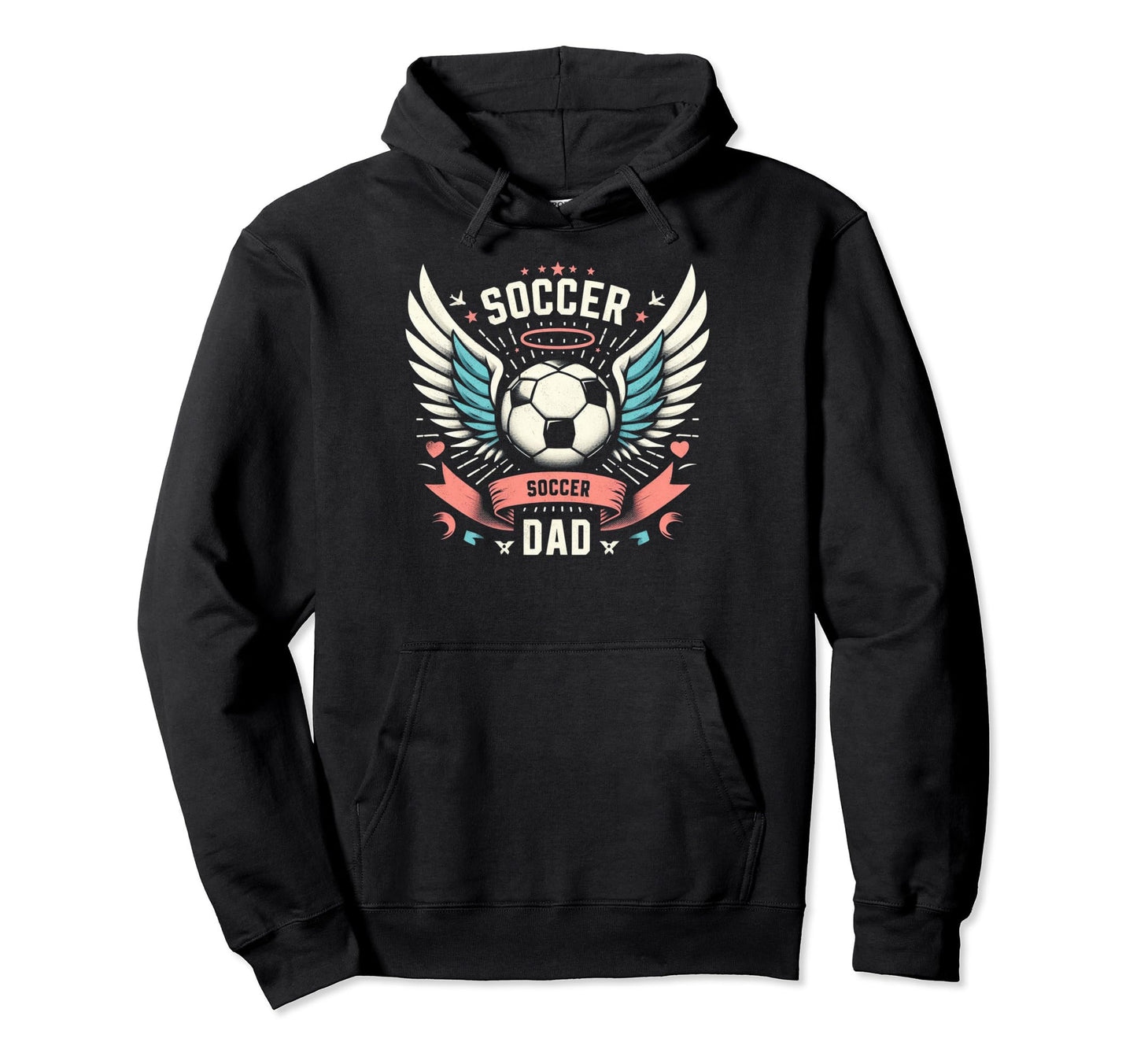 Soccer Dad Family Matching Dad Hoodie - Casual Everyday Wear for Adults - T-Shirt, Sweatshirt, Hoodie
