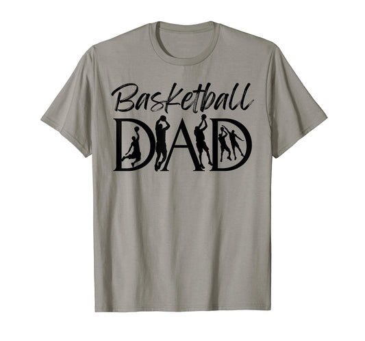 Basketball Dad Family Matching Funny T-Shirt - Novelty Apparel for Adults - T-Shirt, Sweatshirt, Hoodie