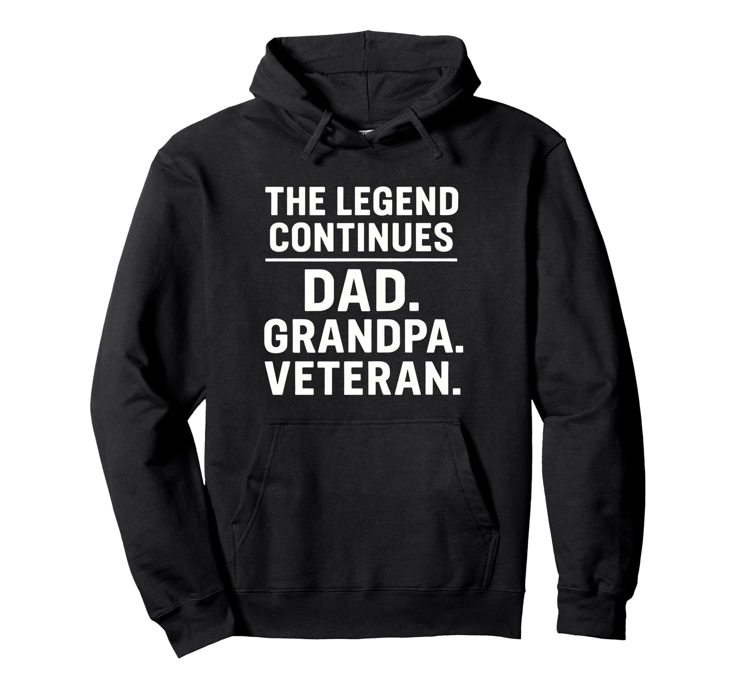Dad Grandpa Veteran Patriotic Fathers Day Hoodie - Minimalist Print Unisex - T-Shirt, Sweatshirt, Hoodie