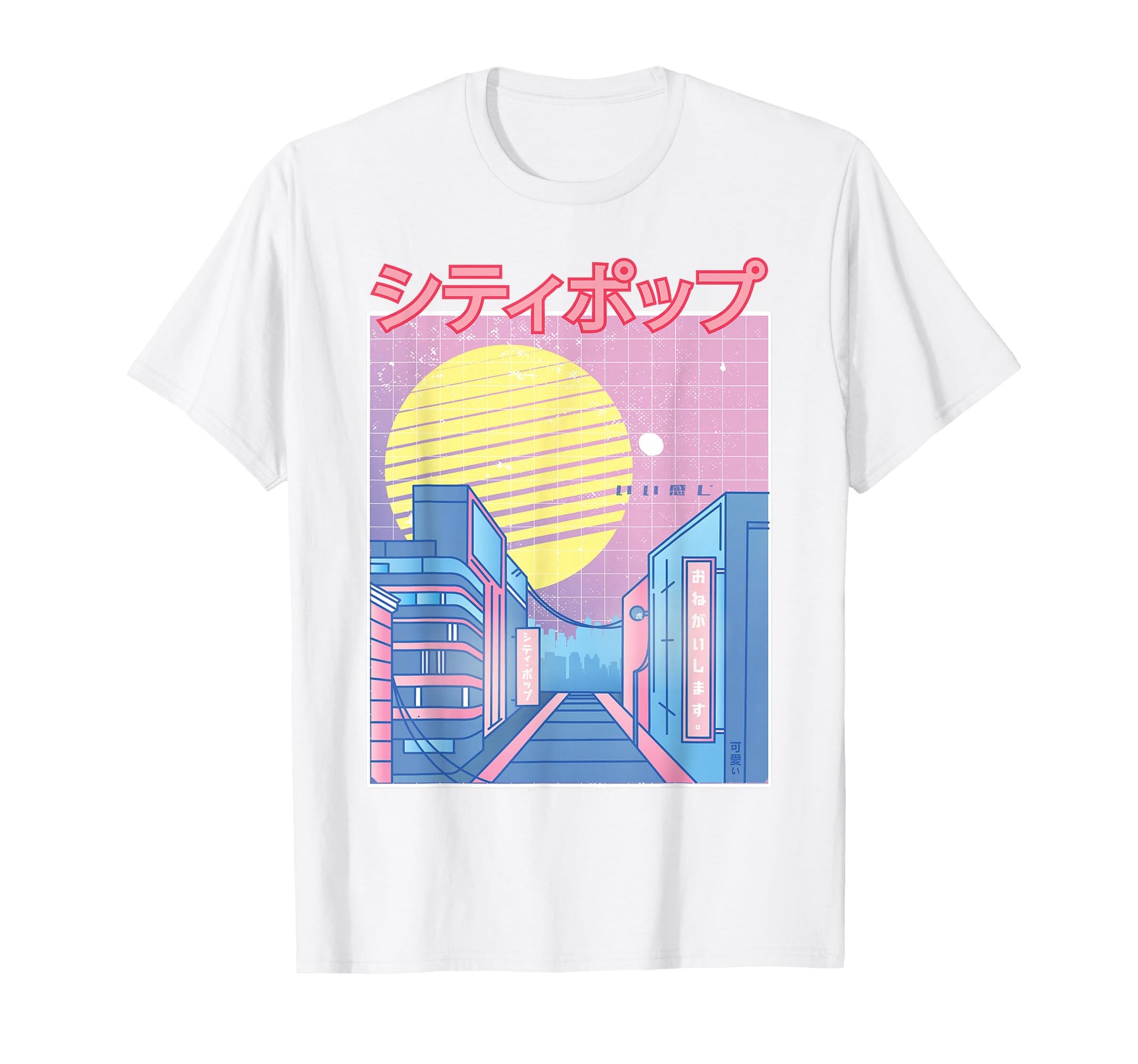 Japan City Pop Kawaii 80S Japanese T-Shirt - Trendy Graphic for Adults - T-Shirt, Sweatshirt, Hoodie