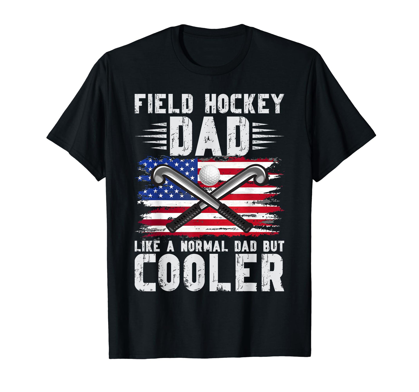Field Hockey Dad Field Hockey Player T-Shirt - Minimalist Print Men Women - T-Shirt, Sweatshirt, Hoodie