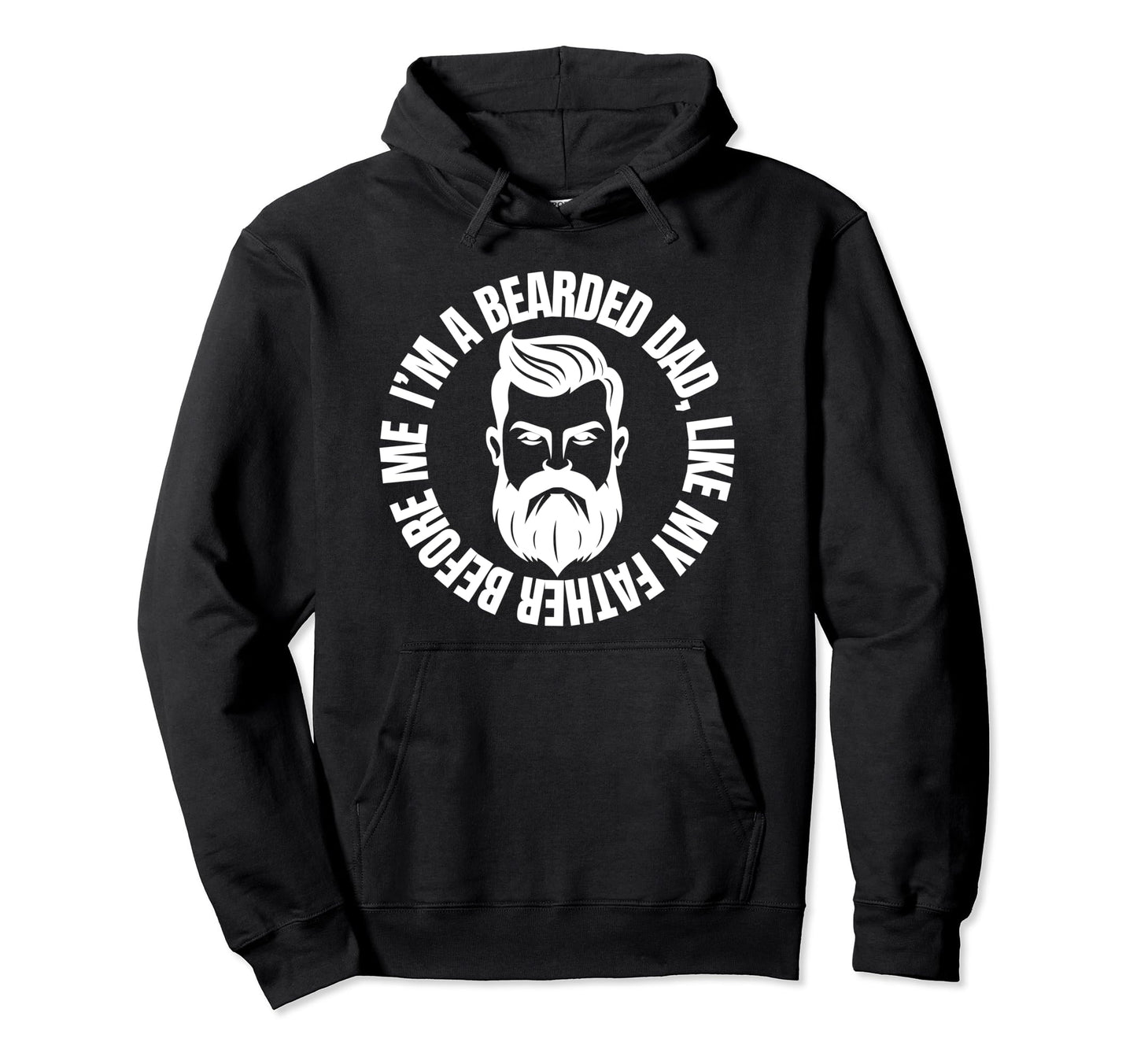 Funny Beard Fathers Gift Tattoo Beards Ink Hoodie - Trendy Graphic Unisex - T-Shirt, Sweatshirt, Hoodie
