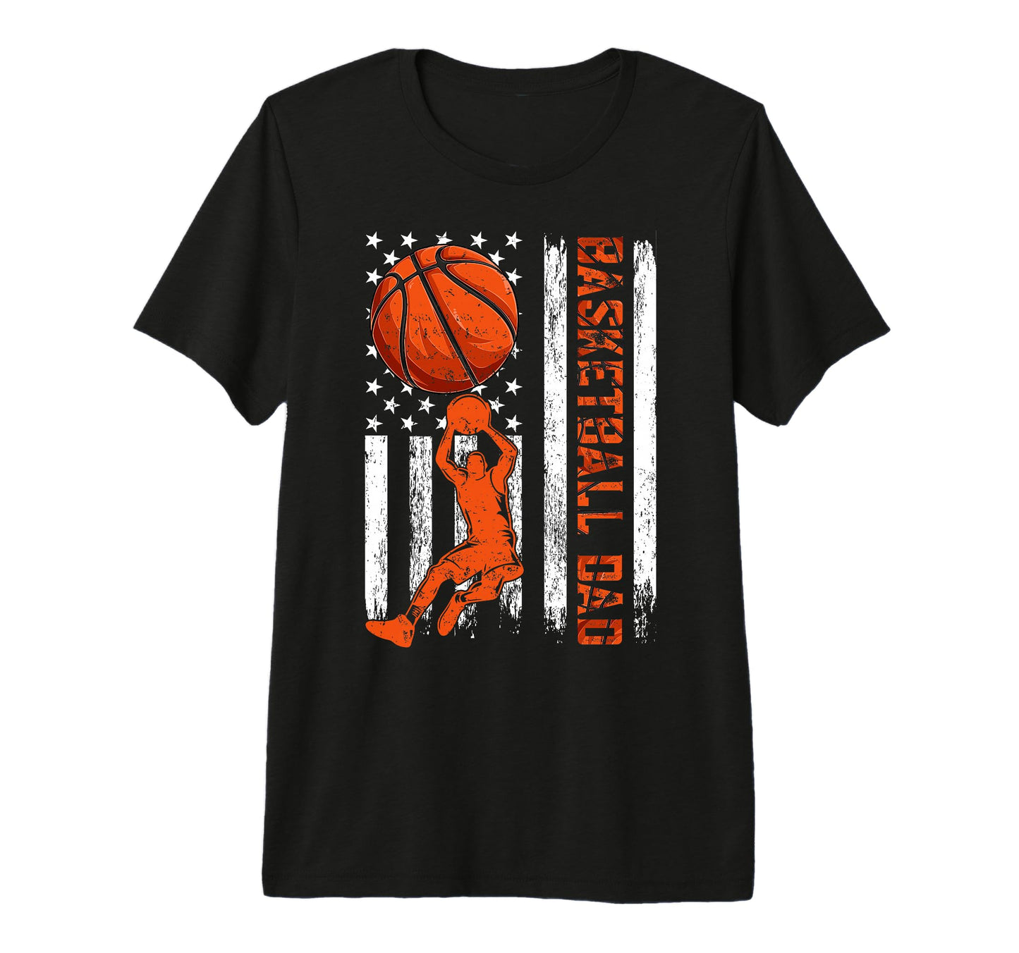 Basketball Dad Basketball Lover Usa T-Shirt - Aesthetic Graphic Men Women - T-Shirt, Sweatshirt, Hoodie