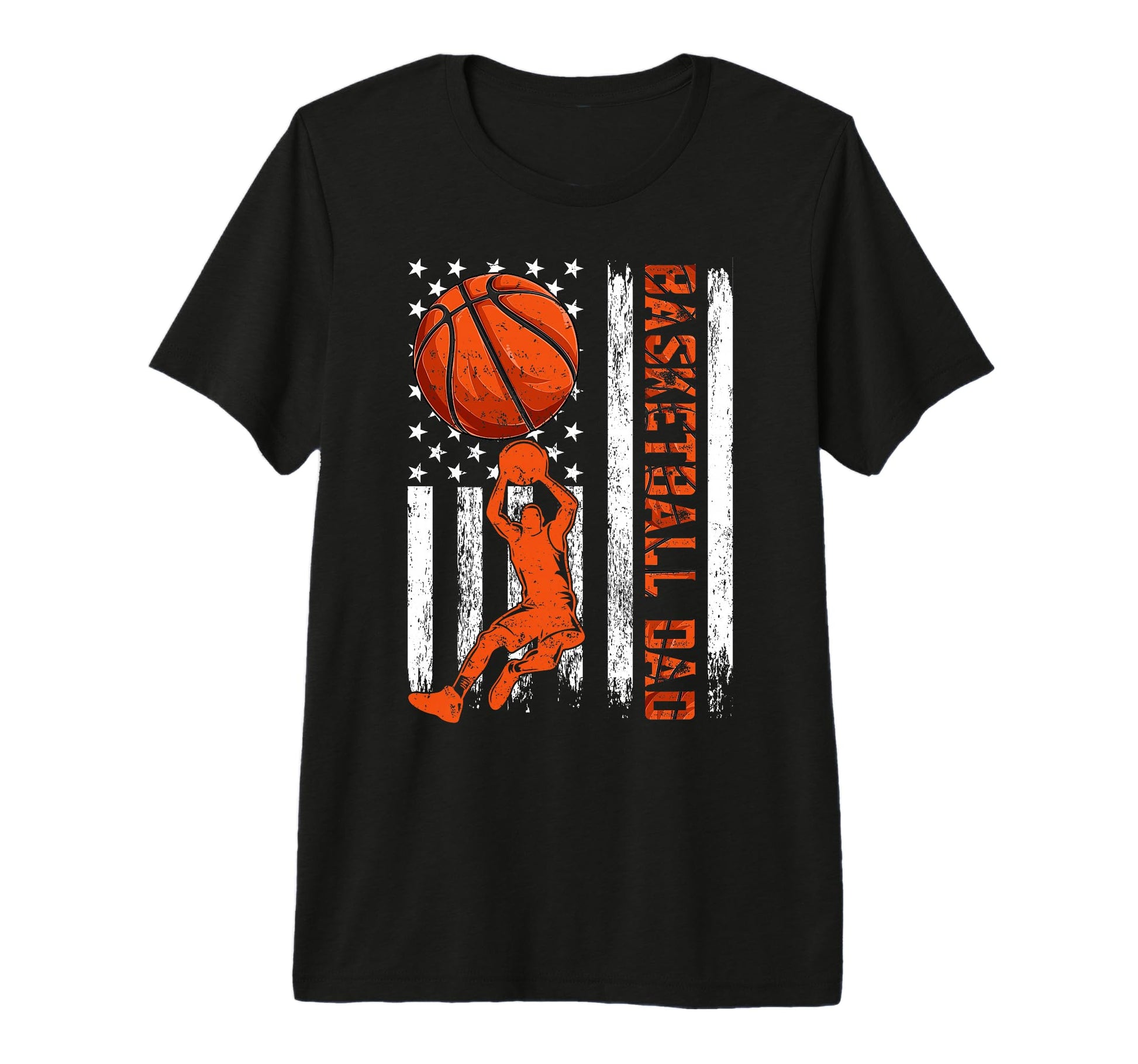 Basketball Dad Basketball Lover Usa T-Shirt - Aesthetic Graphic Men Women - T-Shirt, Sweatshirt, Hoodie