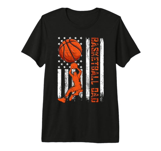 Basketball Dad Basketball Lover Usa T-Shirt - Aesthetic Graphic Men Women - T-Shirt, Sweatshirt, Hoodie