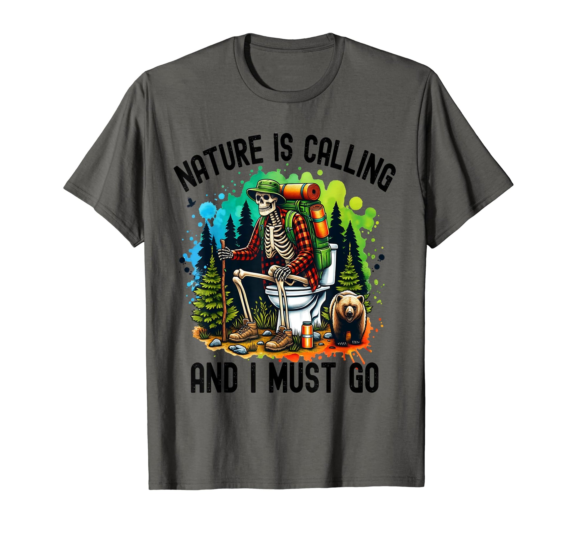 Funny Dad Shit Camping Hunting Fishing T-Shirt - Fun Novelty Design Unisex - T-Shirt, Sweatshirt, Hoodie