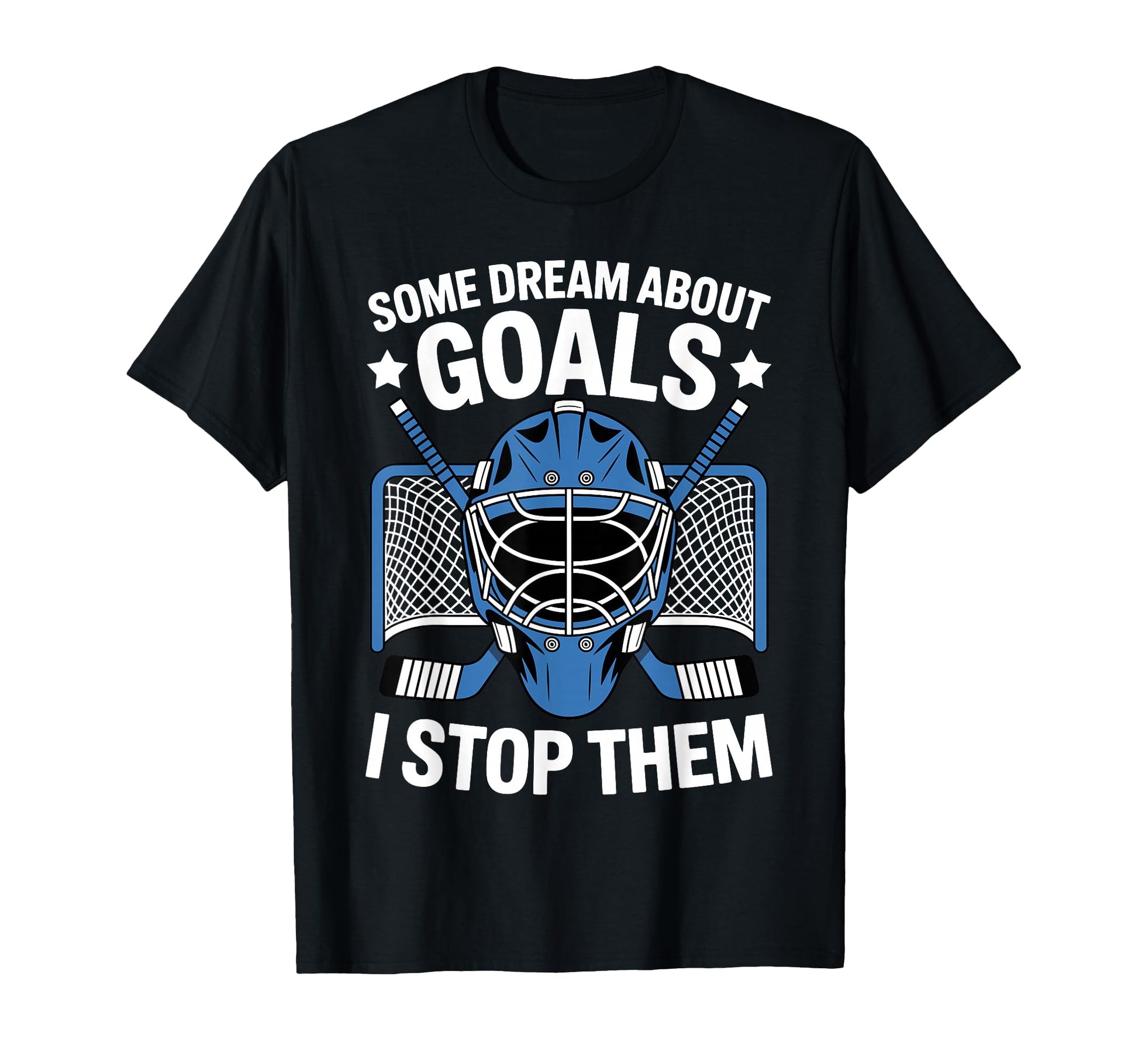 Best Hockey Goalie Art Ice Hockey T-Shirt - Custom Art Print for Adults - T-Shirt, Sweatshirt, Hoodie