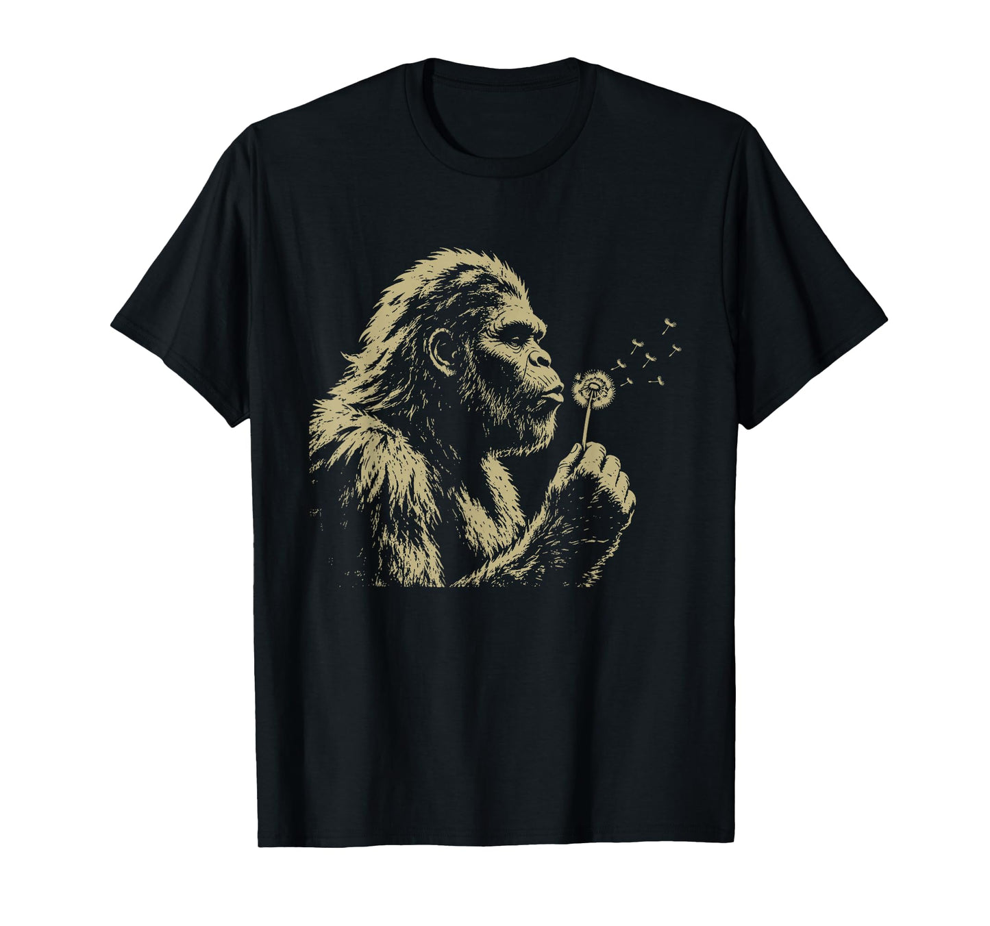 Blowing Wishes Funny Bigfoot Blowing T-Shirt - Trendy Graphic for Adults - T-Shirt, Sweatshirt, Hoodie