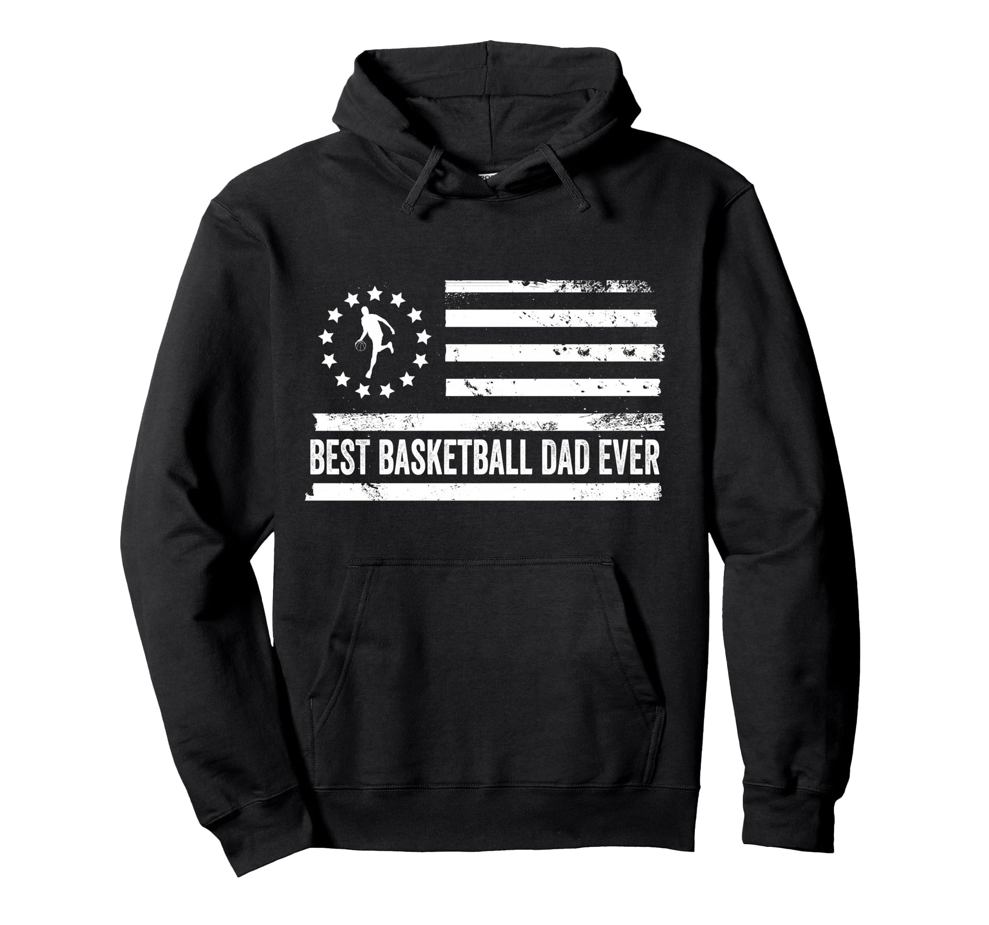 Basketball Coach Team Us American Flag Hoodie - Minimalist Print Men Women - T-Shirt, Sweatshirt, Hoodie