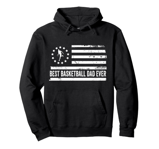Basketball Coach Team Us American Flag Hoodie - Minimalist Print Men Women - T-Shirt, Sweatshirt, Hoodie