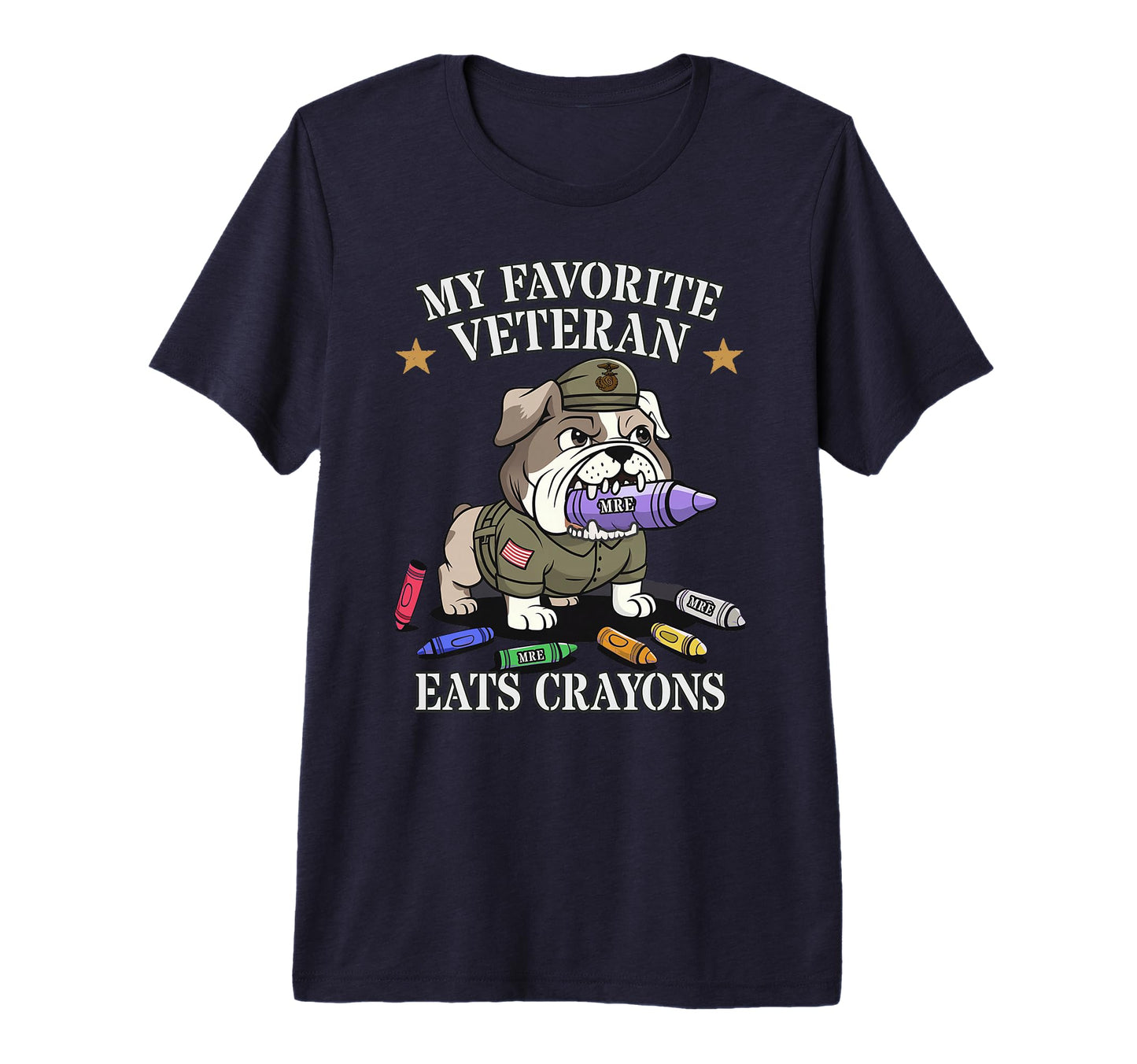 My Favorite Veteran Eats Crayons Son T-Shirt - Aesthetic Graphic Unisex - T-Shirt, Sweatshirt, Hoodie