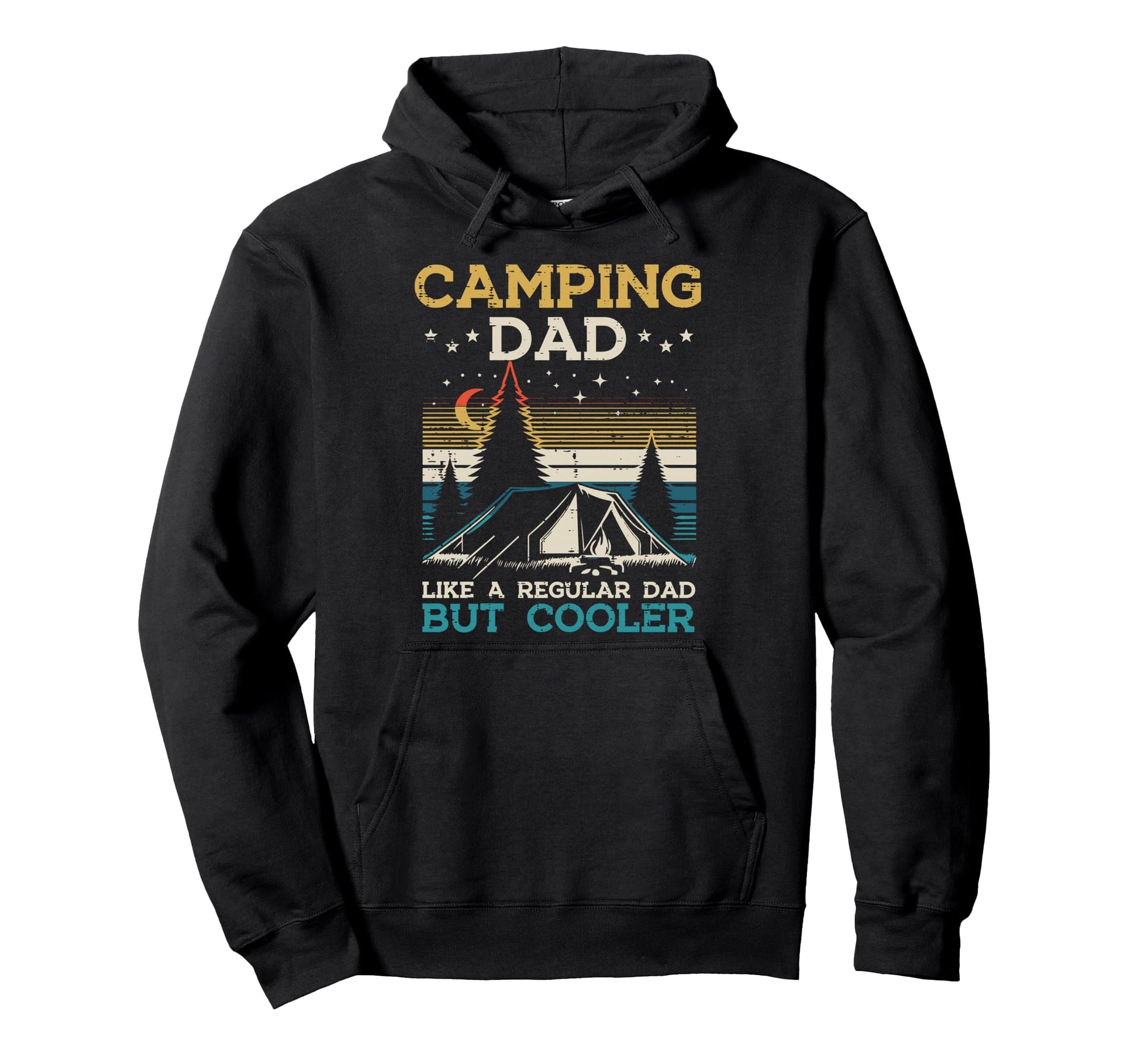 Camping Dad Like Regular But Cooler Hoodie - Custom Art Print Men Women - T-Shirt, Sweatshirt, Hoodie