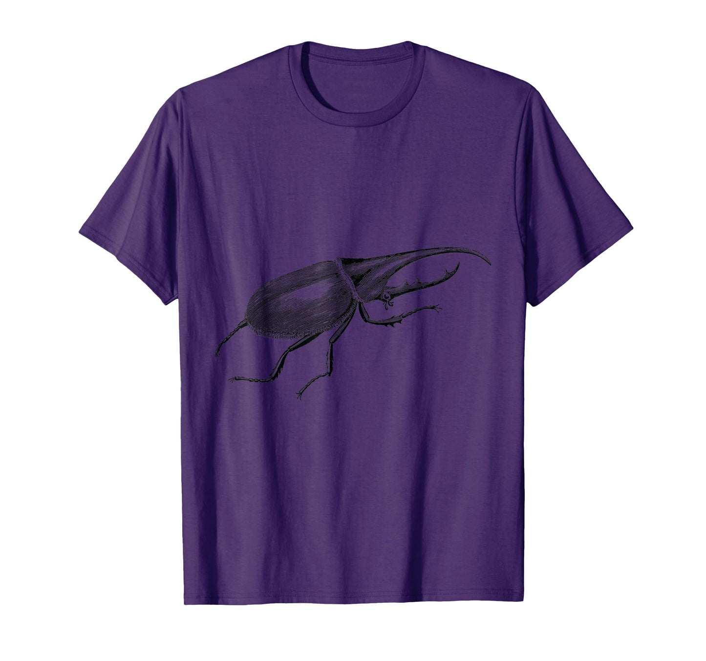 Horn Beetle Beetle Insect Motif Scarab T-Shirt - Minimalist Print Unisex - T-Shirt, Sweatshirt, Hoodie