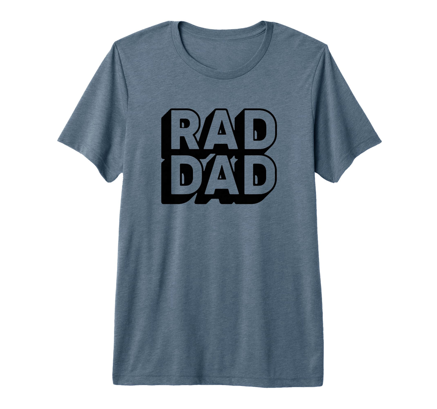 Rad Dad Tri Blend T-Shirt - Trendy Graphic Men Women - T-Shirt, Sweatshirt, Hoodie