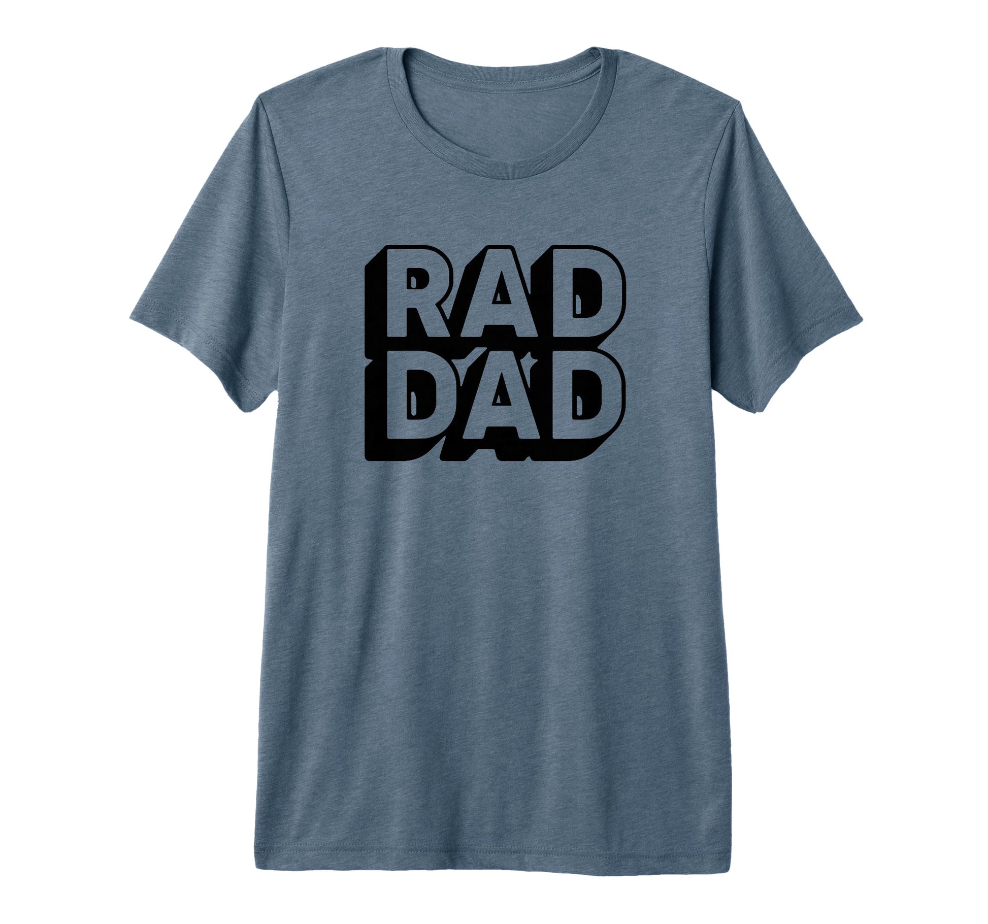 Rad Dad Tri Blend T-Shirt - Trendy Graphic Men Women - T-Shirt, Sweatshirt, Hoodie
