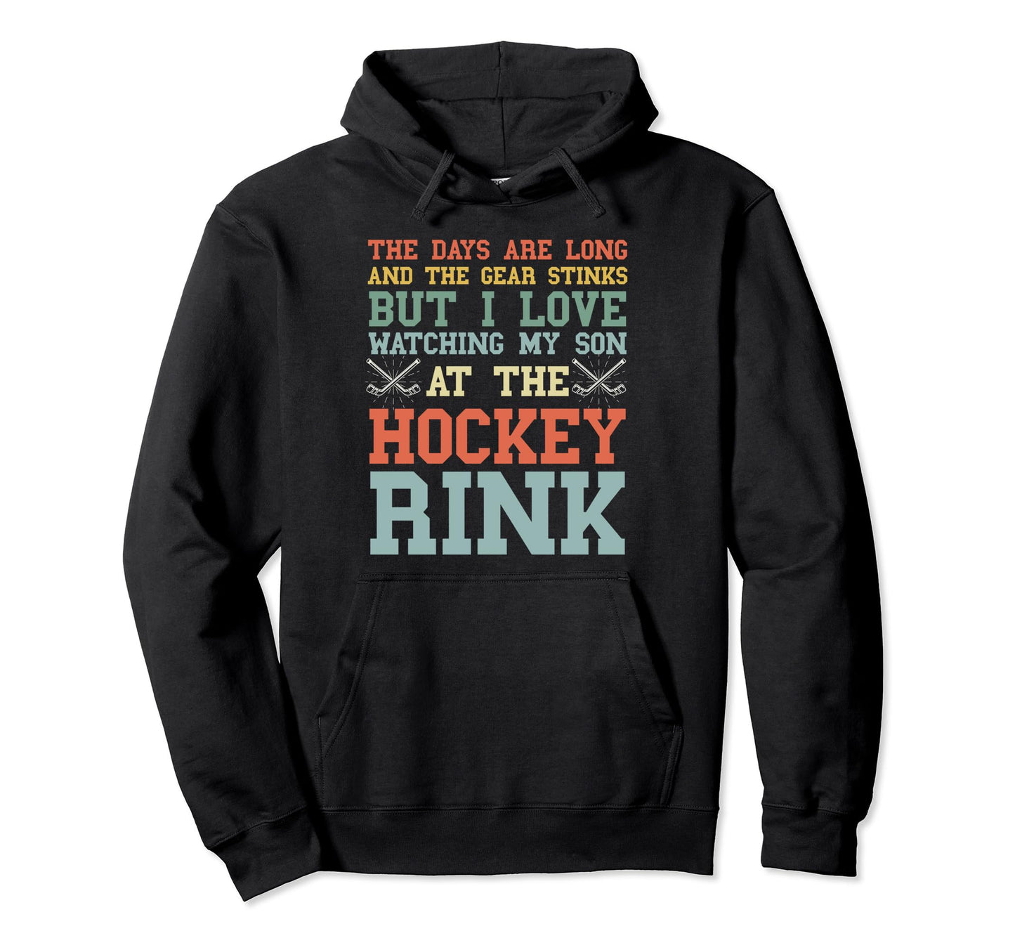 Ice Hockey Mom Funny Hockey Dads Sports Hoodie - Graphic Print Unisex - T-Shirt, Sweatshirt, Hoodie