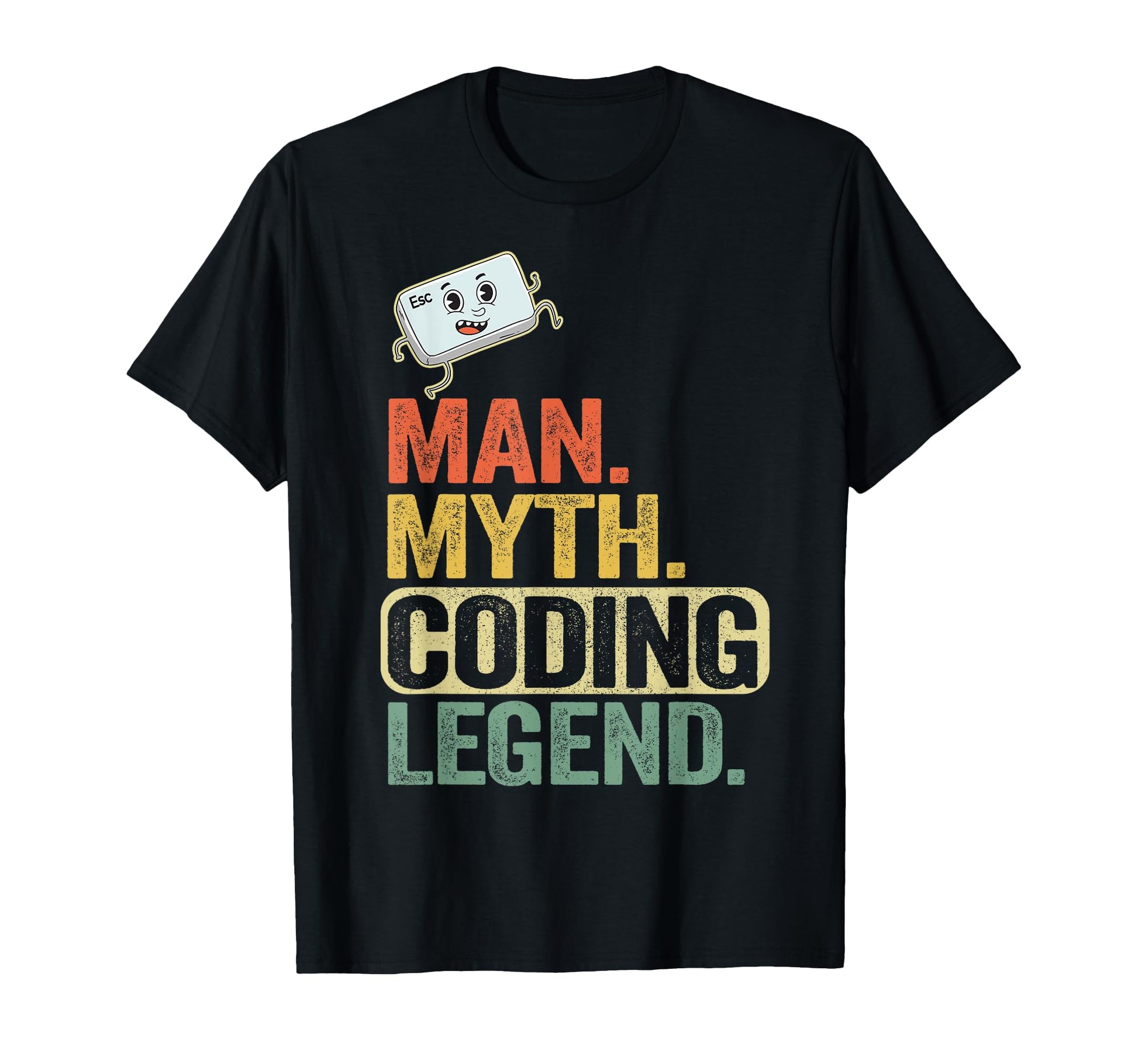 Myth Coding Legend Coder Dad Geek T-Shirt - Graphic Print for Adults - T-Shirt, Sweatshirt, Hoodie