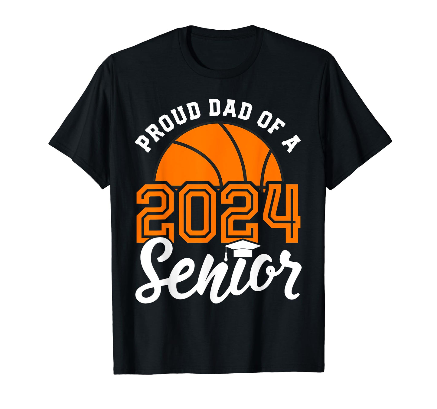Dad 2024 Senior Grad Class 2024 T-Shirt - Custom Art Print Men Women - T-Shirt, Sweatshirt, Hoodie