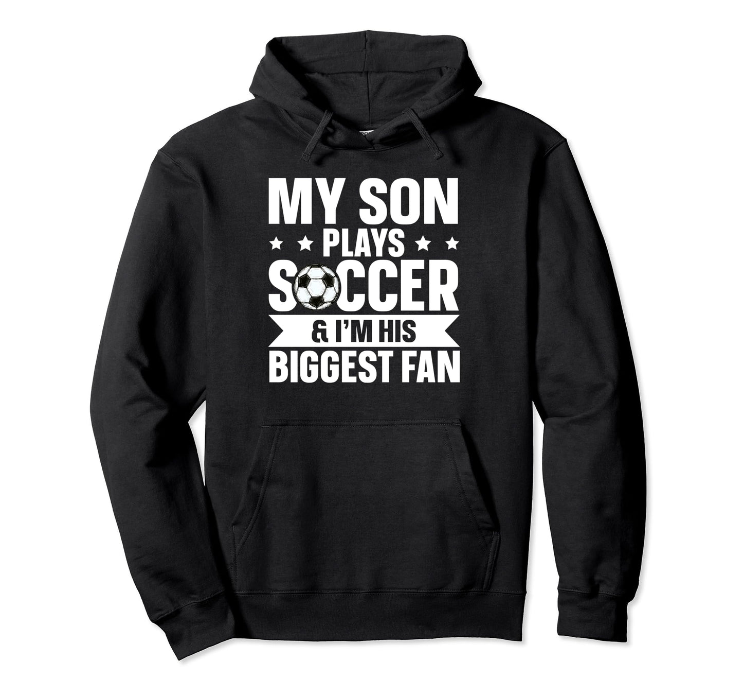 Baller Family Soccer Soccer Support Dad Hoodie - Minimalist Print Men Women - T-Shirt, Sweatshirt, Hoodie