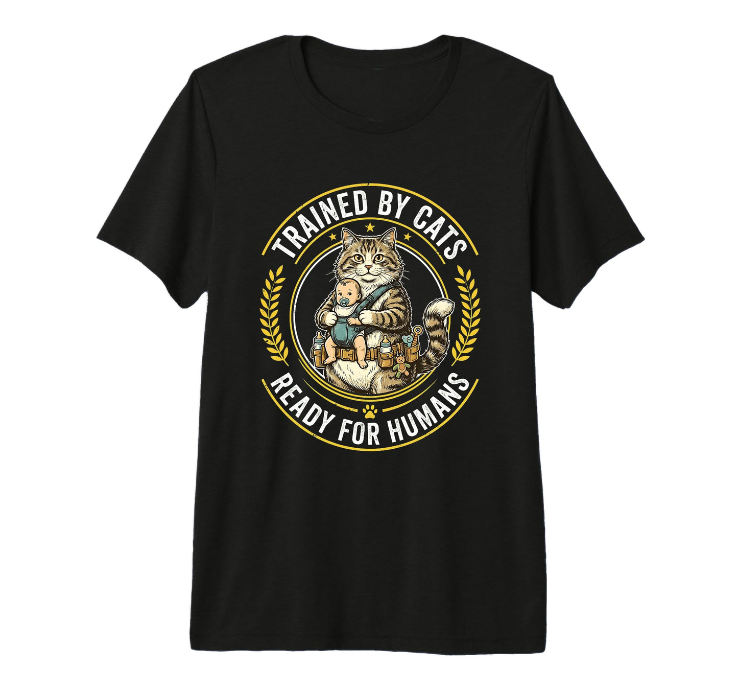 Funny Cat Tactical Military Cat T-Shirt - Casual Everyday Wear Unisex - T-Shirt, Sweatshirt, Hoodie