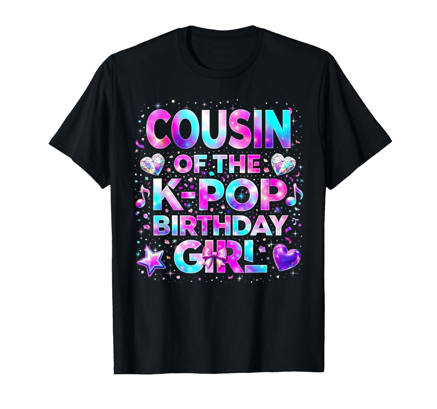 Cousin K Pop Birthday Korean Music T-Shirt - Unique Graphic for Adults - T-Shirt, Sweatshirt, Hoodie