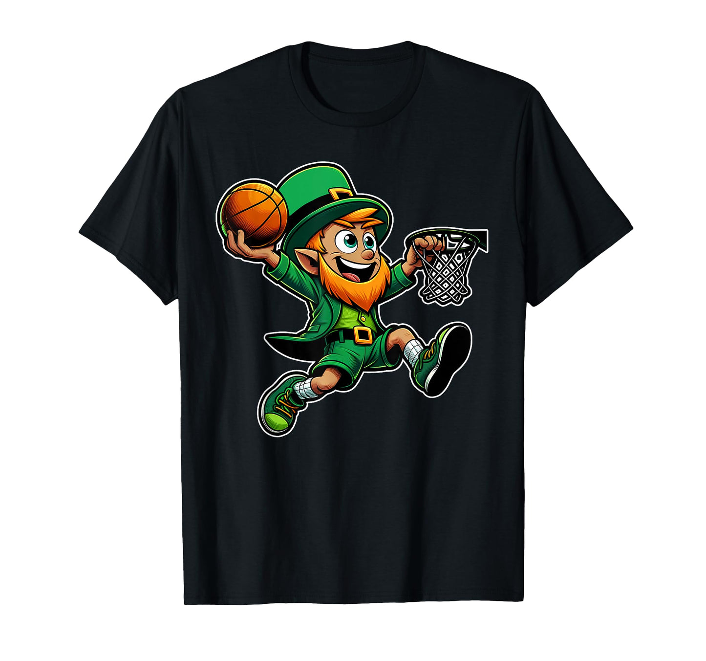 St Patricks Day Irish Leprechaun T-Shirt - Trendy Graphic Unisex - T-Shirt, Sweatshirt, Hoodie