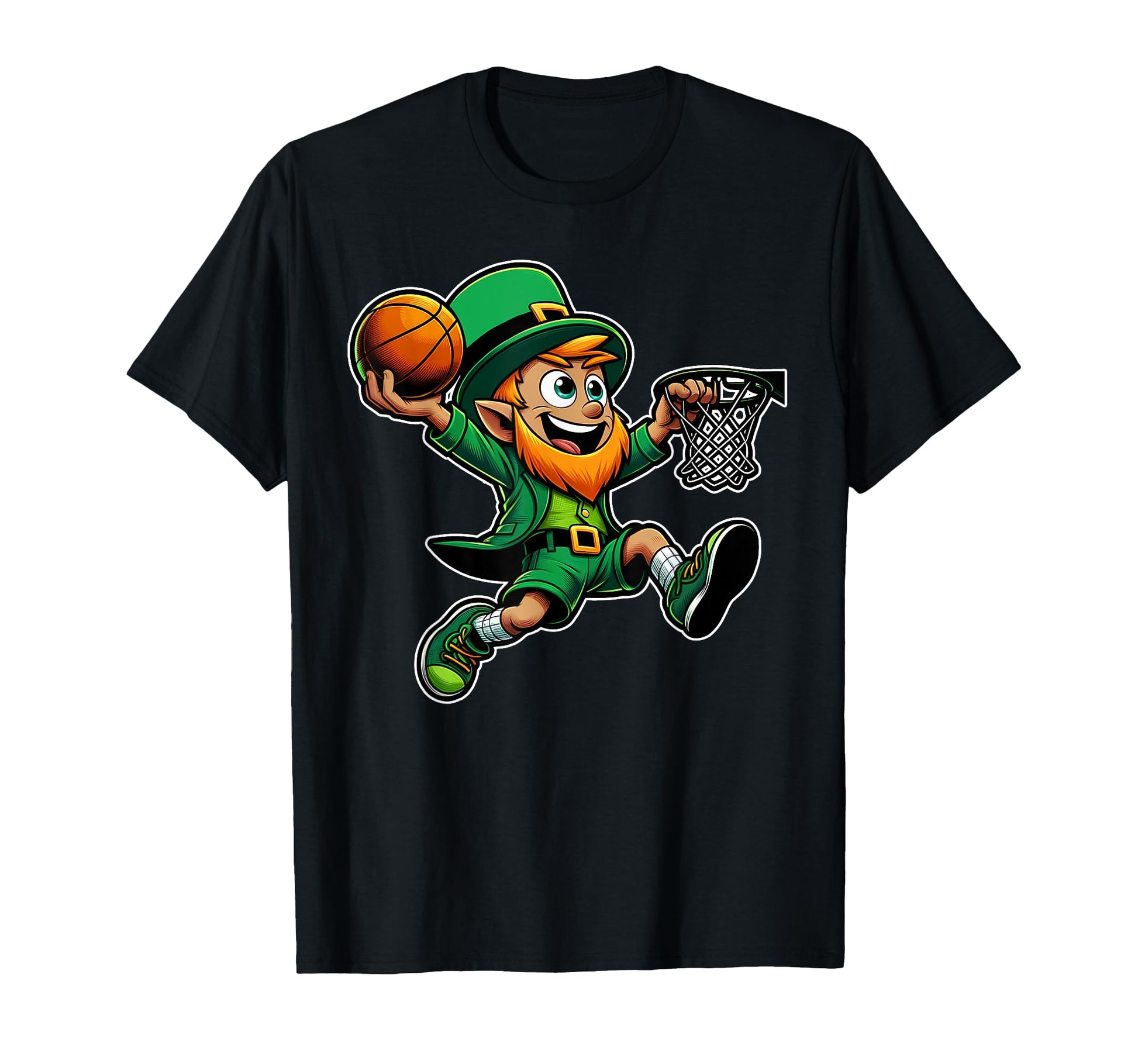 St Patricks Day Irish Leprechaun T-Shirt - Trendy Graphic Unisex - T-Shirt, Sweatshirt, Hoodie