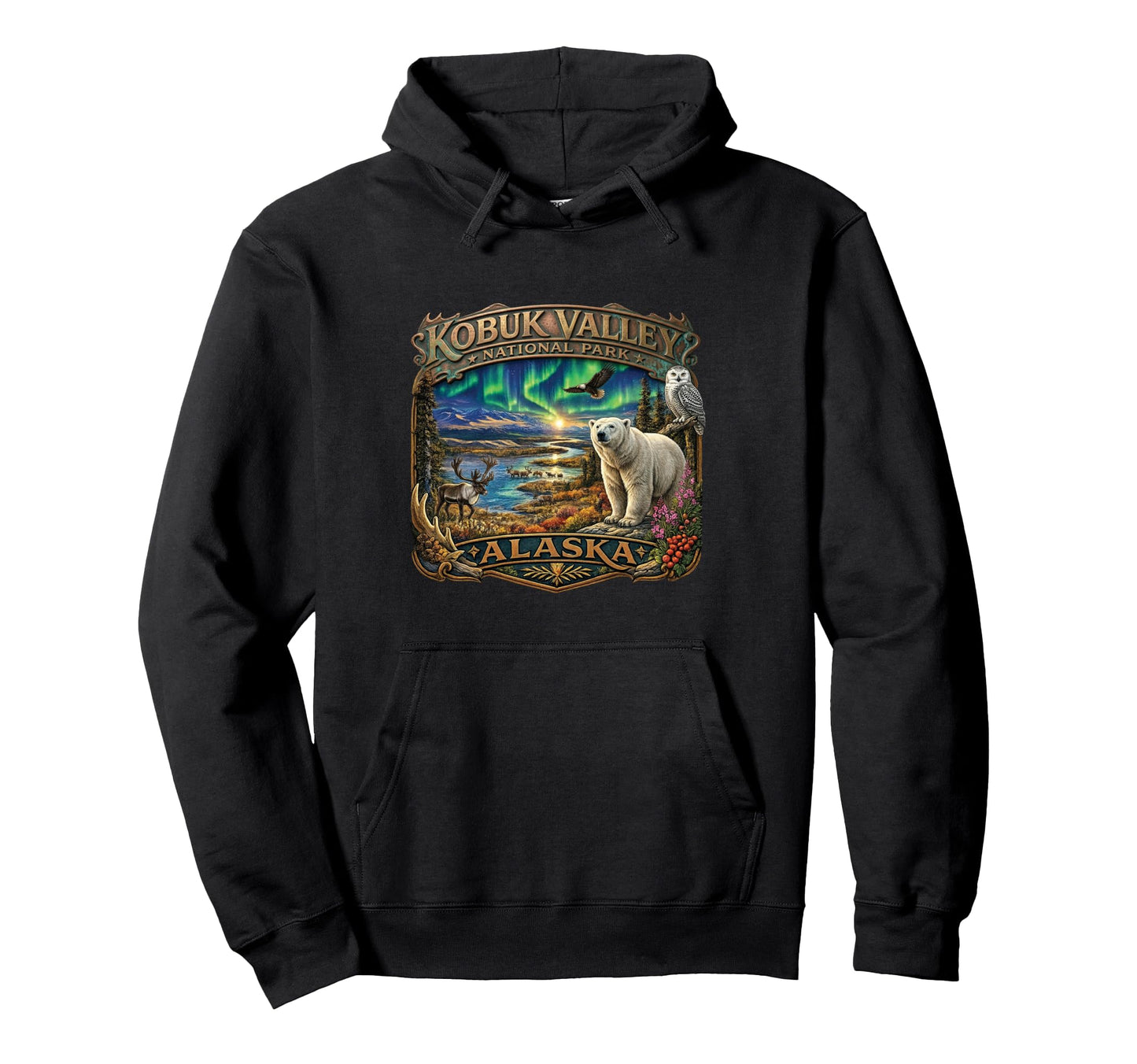 Kobuk Valley National Park Alaska Novelty Hoodie - Graphic Print Men Women - T-Shirt, Sweatshirt, Hoodie