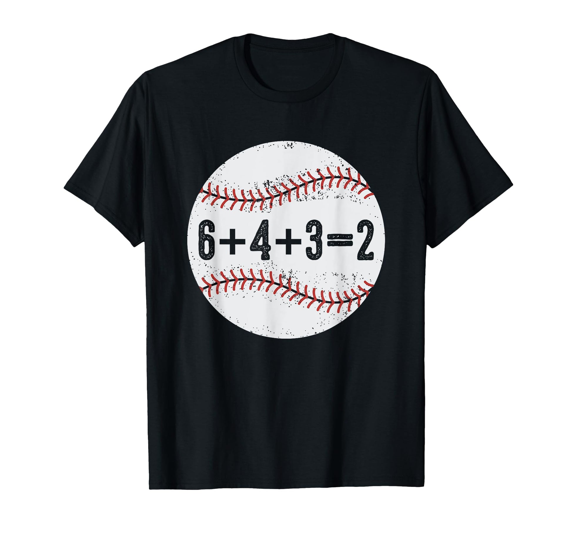 Funny 6 4 3 2 Double Play Baseball T-Shirt - Custom Art Print for Adults - T-Shirt, Sweatshirt, Hoodie