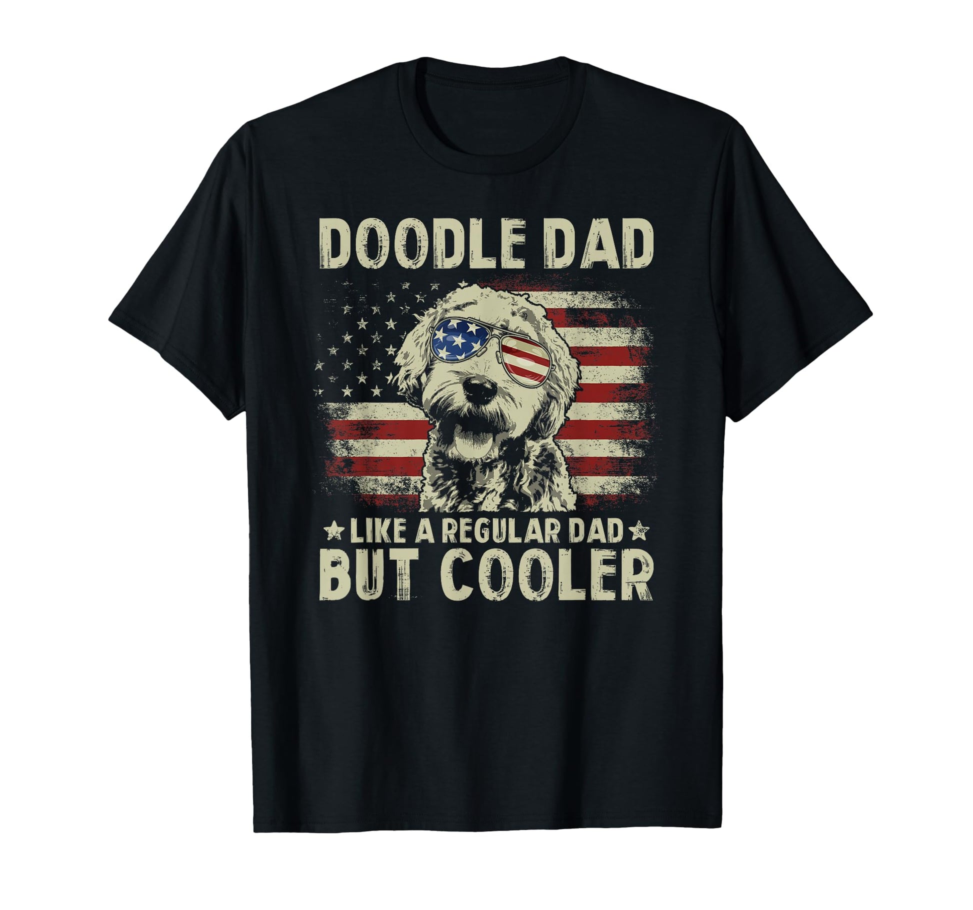 Usa Flag Goldendoodle Doodle Dad Fathers T-Shirt - Streetwear Style Unisex - T-Shirt, Sweatshirt, Hoodie