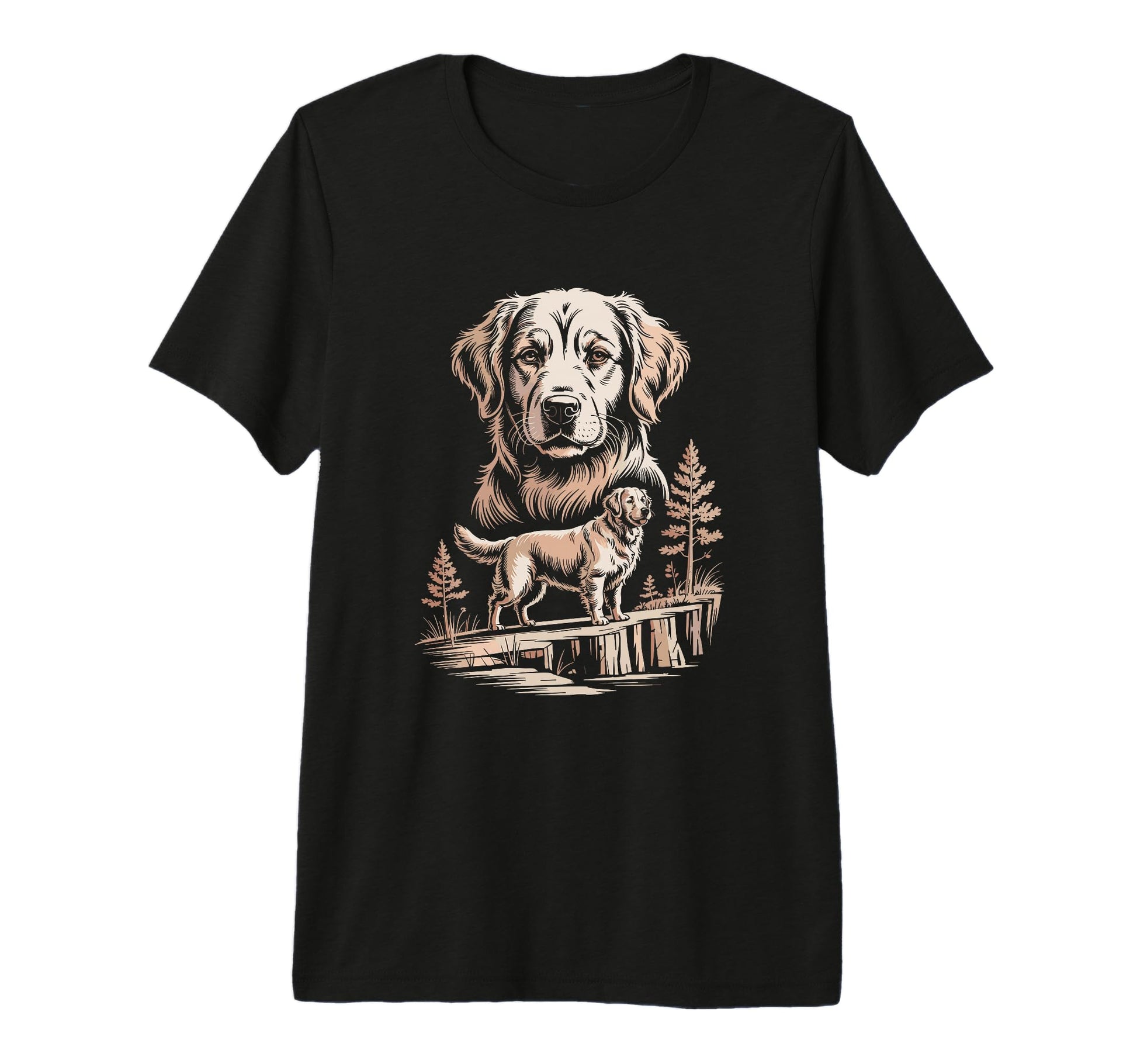 Mom Dad Golden Retriever Dog Owner T-Shirt - Trendy Graphic Men Women - T-Shirt, Sweatshirt, Hoodie