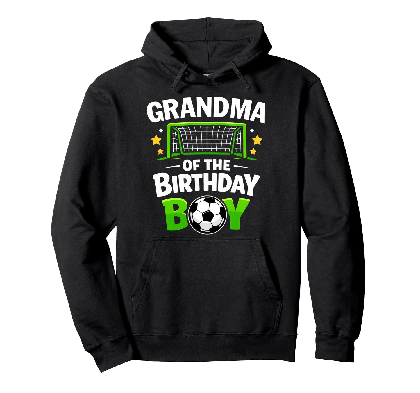 Grandma Birthday Soccer Ball Hoodie - Unique Graphic for Adults - T-Shirt, Sweatshirt, Hoodie