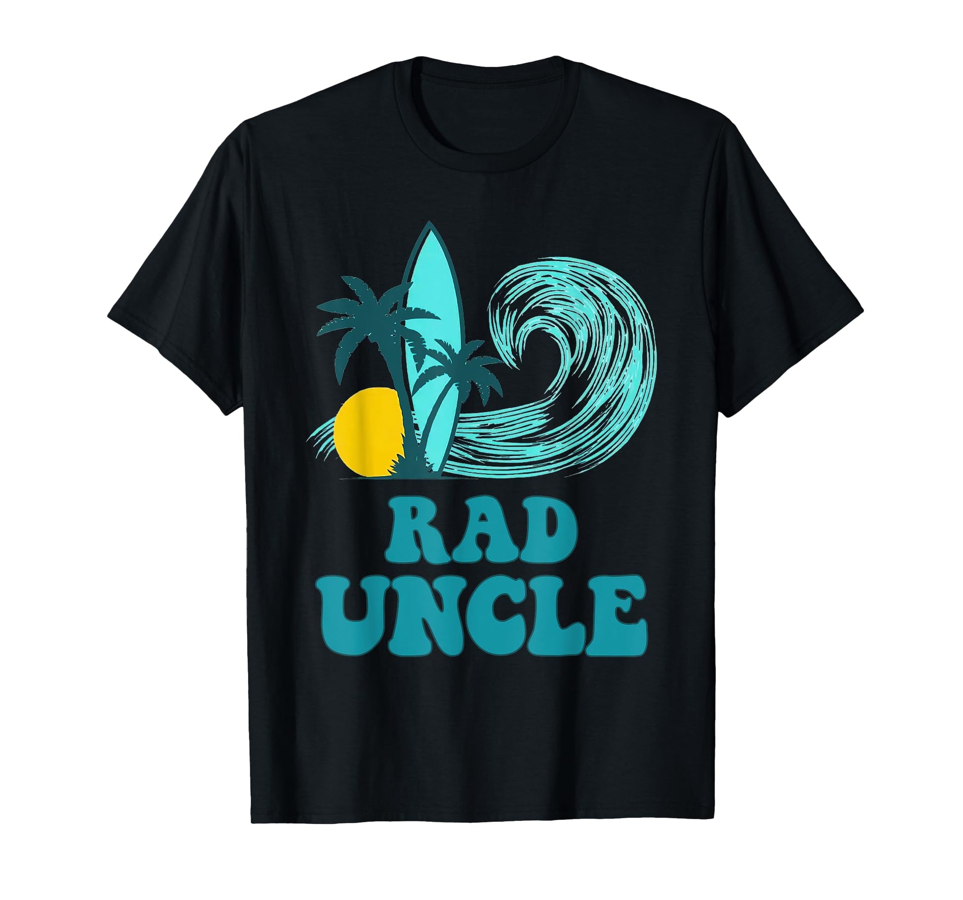 Rad Uncle Big One 1St Birthday Surf T-Shirt - Minimalist Print for Adults - T-Shirt, Sweatshirt, Hoodie