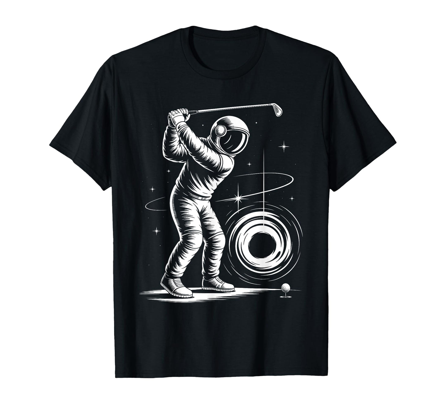 Funny Par Dad Space Golf Golfing T-Shirt - Aesthetic Graphic Men Women - T-Shirt, Sweatshirt, Hoodie