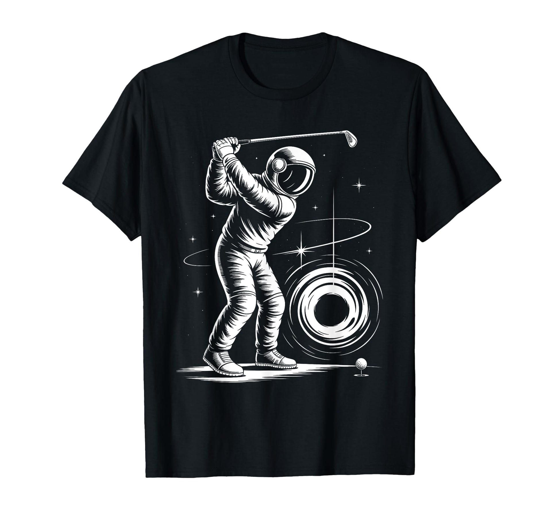 Funny Par Dad Space Golf Golfing T-Shirt - Aesthetic Graphic Men Women - T-Shirt, Sweatshirt, Hoodie
