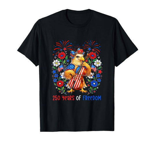 250Th Freedom 4Th July Us Flag T-Shirt - Aesthetic Graphic for Adults - T-Shirt, Sweatshirt, Hoodie