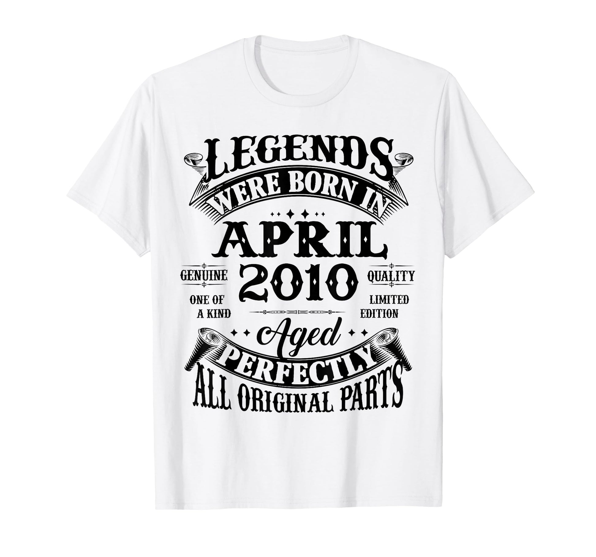 16Th Birthday Gift Legend Born April T-Shirt - Minimalist Print Unisex - T-Shirt, Sweatshirt, Hoodie