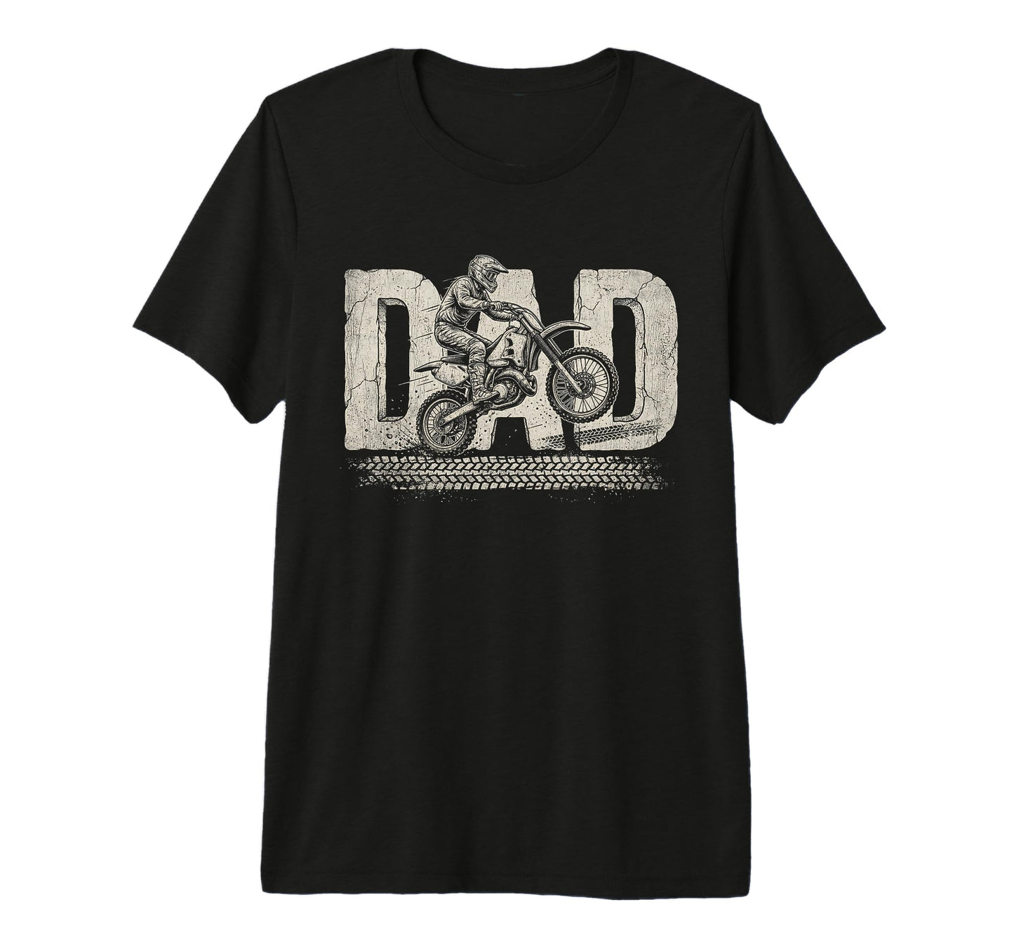Dirt Bike Dad Fathers Day Motocross T-Shirt - Aesthetic Graphic Unisex - T-Shirt, Sweatshirt, Hoodie
