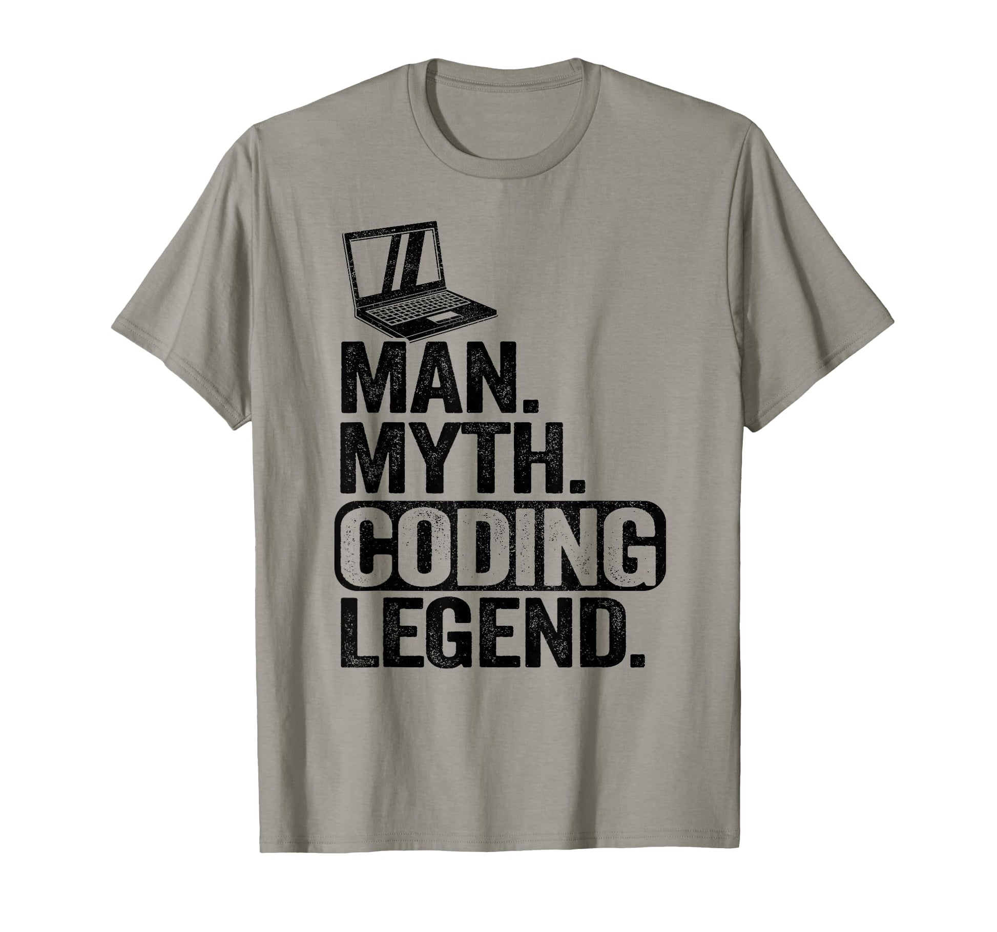 Myth Coding Legend Coder Dad Geek T-Shirt - Unique Graphic for Adults - T-Shirt, Sweatshirt, Hoodie
