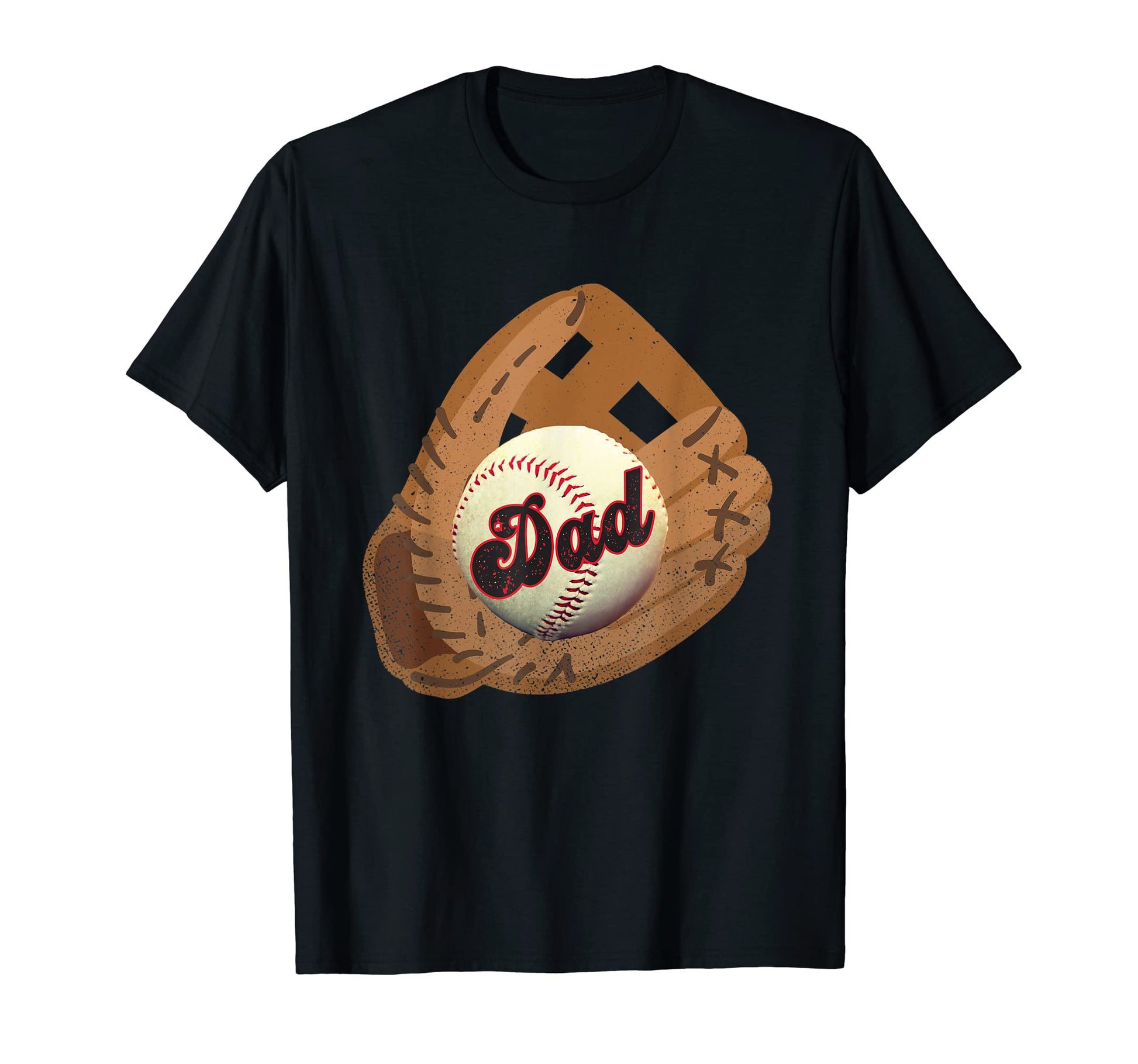 Baseball Dad Fathers Day Baseball T-Shirt - Casual Everyday Wear Men Women - T-Shirt, Sweatshirt, Hoodie