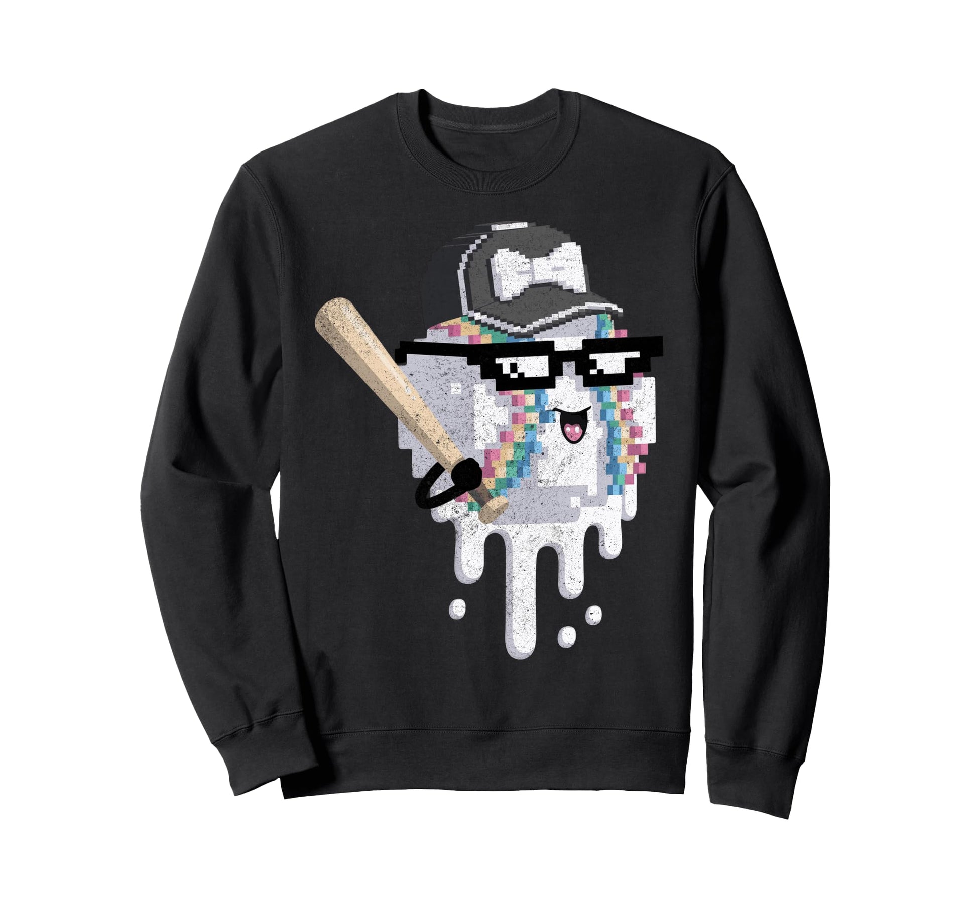 Baseball Drip Gamer Gifts T-Shirt - Custom Art Print Men Women - T-Shirt, Sweatshirt, Hoodie