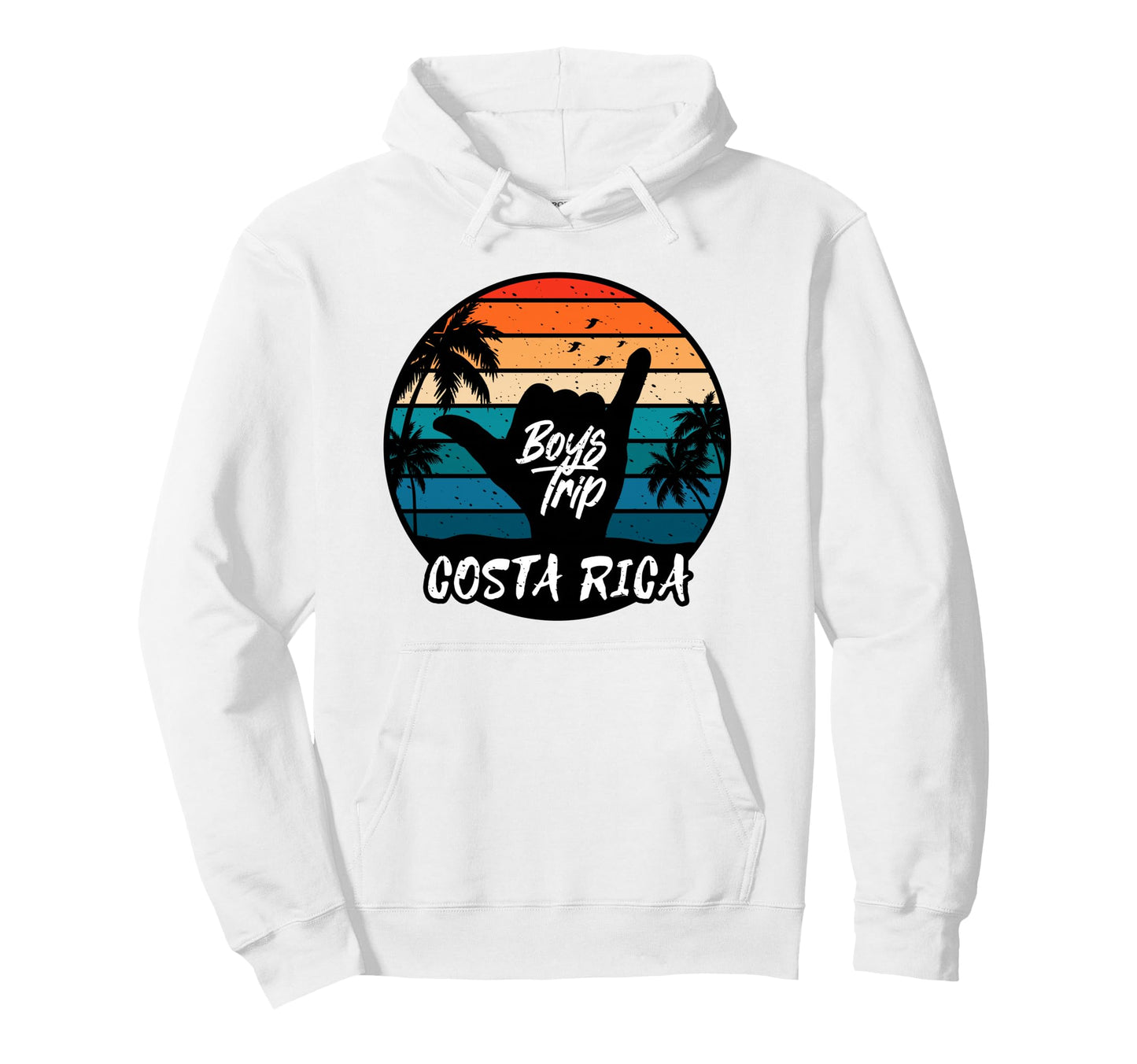 Costa Rica Guys Trip Matching Hoodie - Novelty Apparel Unisex - T-Shirt, Sweatshirt, Hoodie