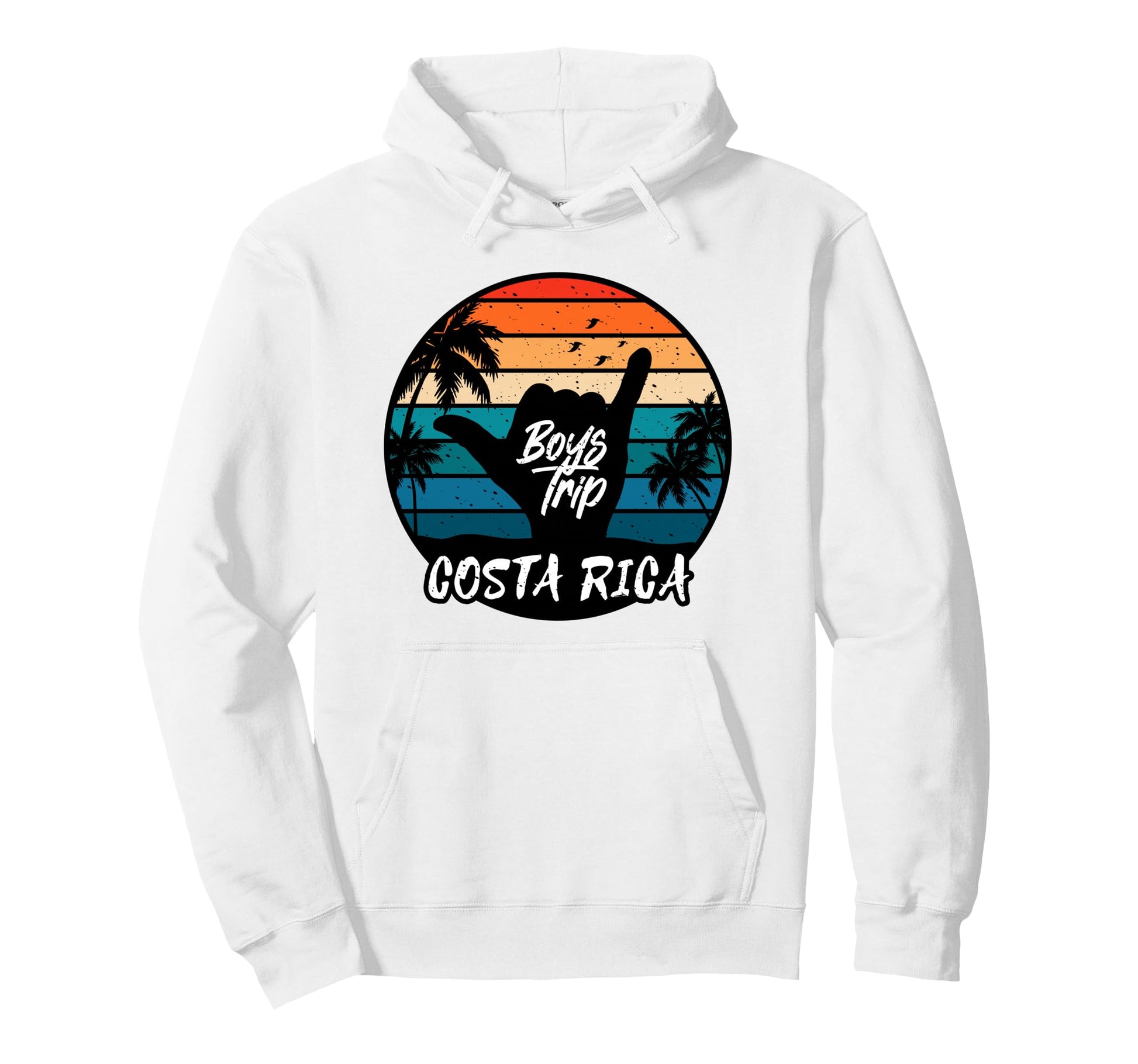 Costa Rica Guys Trip Matching Hoodie - Novelty Apparel Unisex - T-Shirt, Sweatshirt, Hoodie