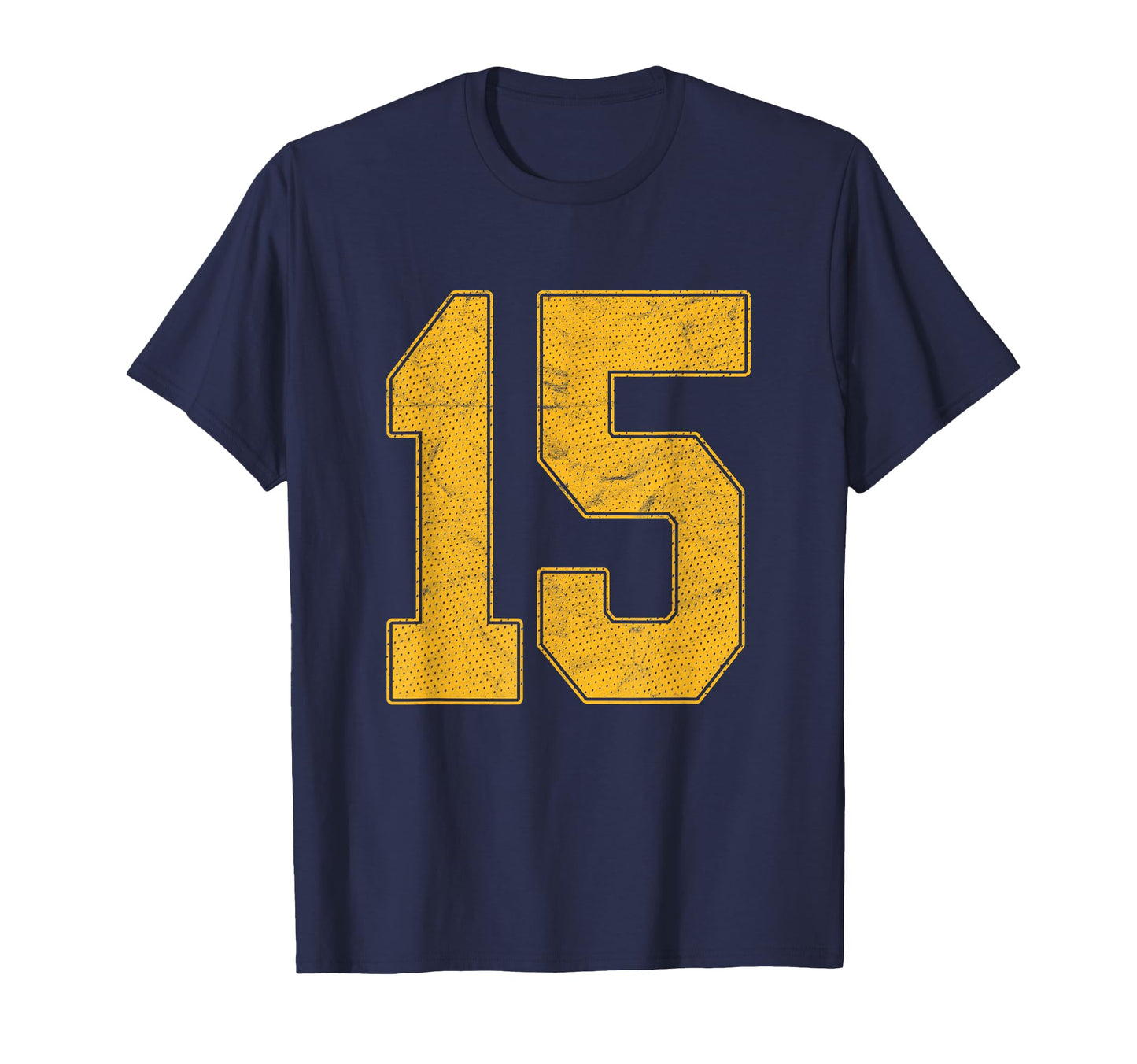 Number 15 Numbered Uniform Sports T-Shirt - Casual Everyday Wear Unisex - T-Shirt, Sweatshirt, Hoodie