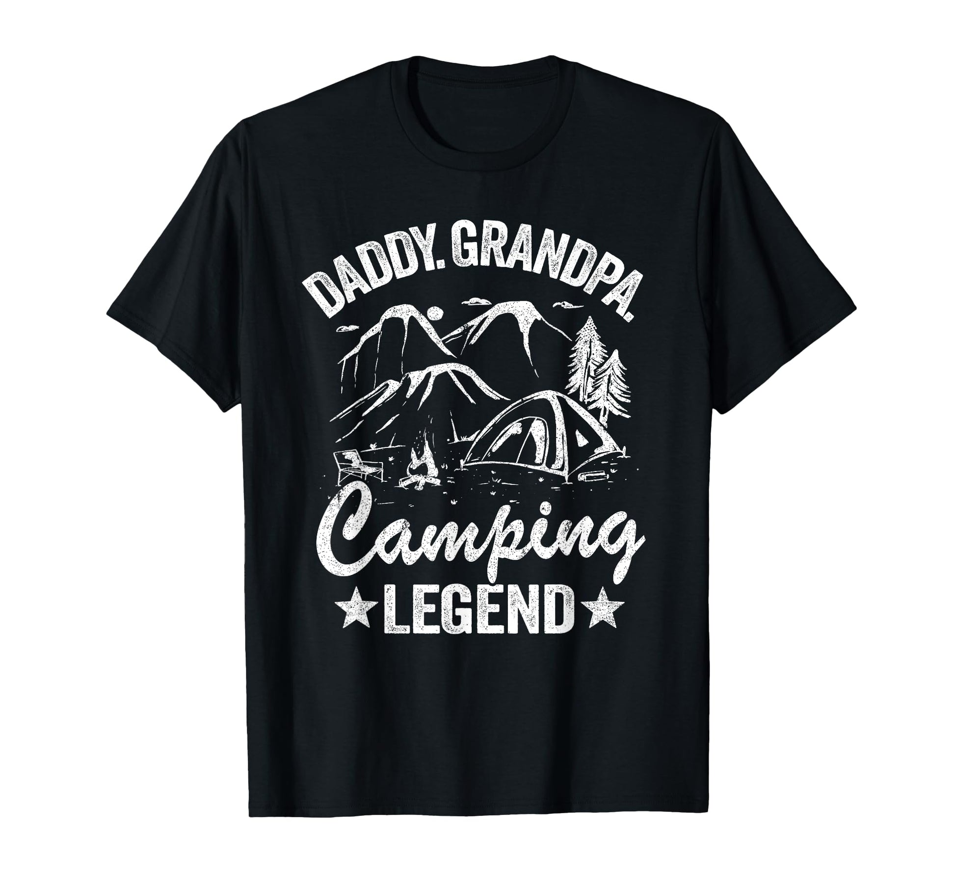 Daddy Grandpa Camping Legend Rv Camper T-Shirt - Novelty Apparel Men Women - T-Shirt, Sweatshirt, Hoodie