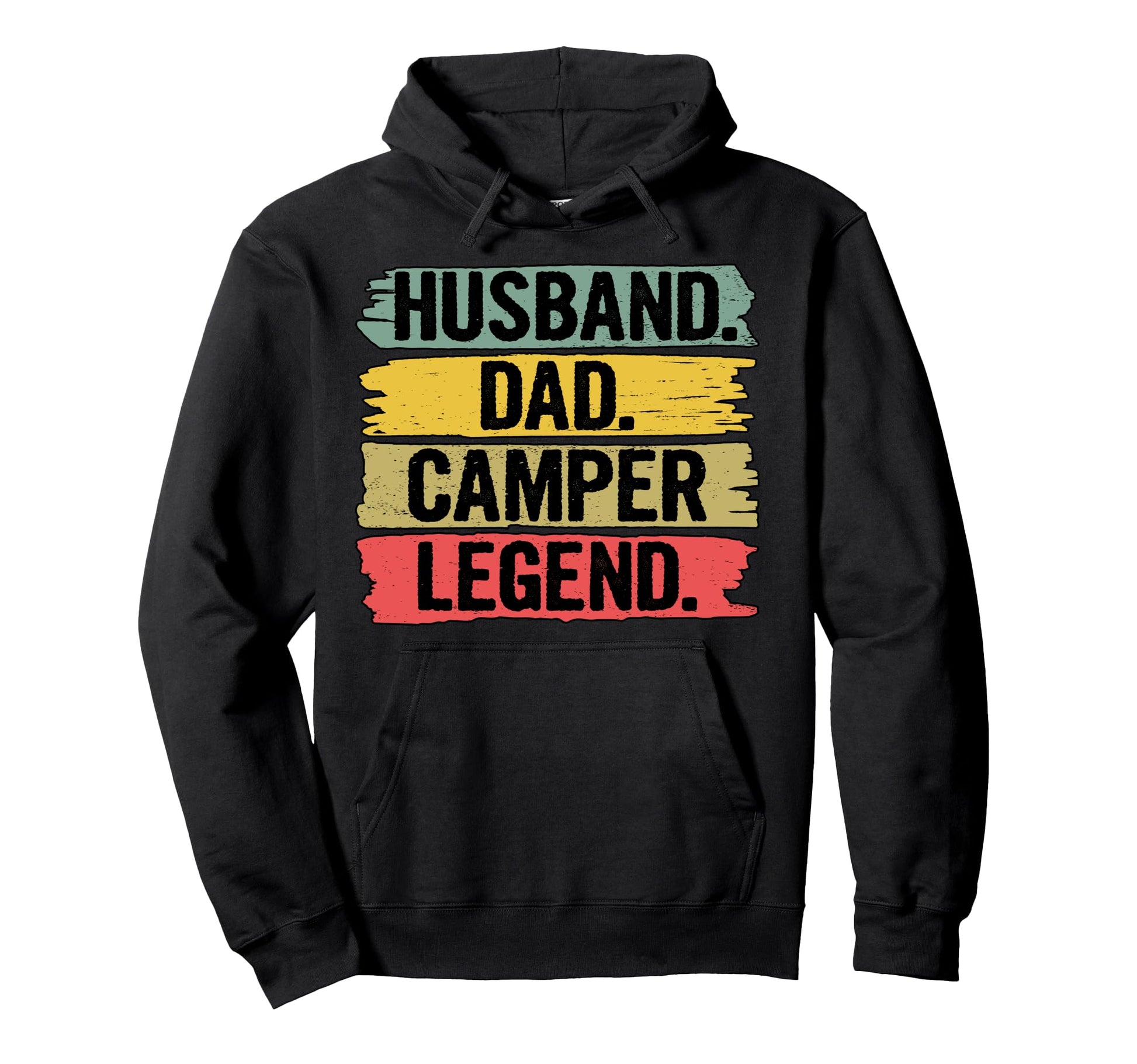 Husband Dad Camper Legend Fathers Day Hoodie - Trendy Graphic for Adults - T-Shirt, Sweatshirt, Hoodie